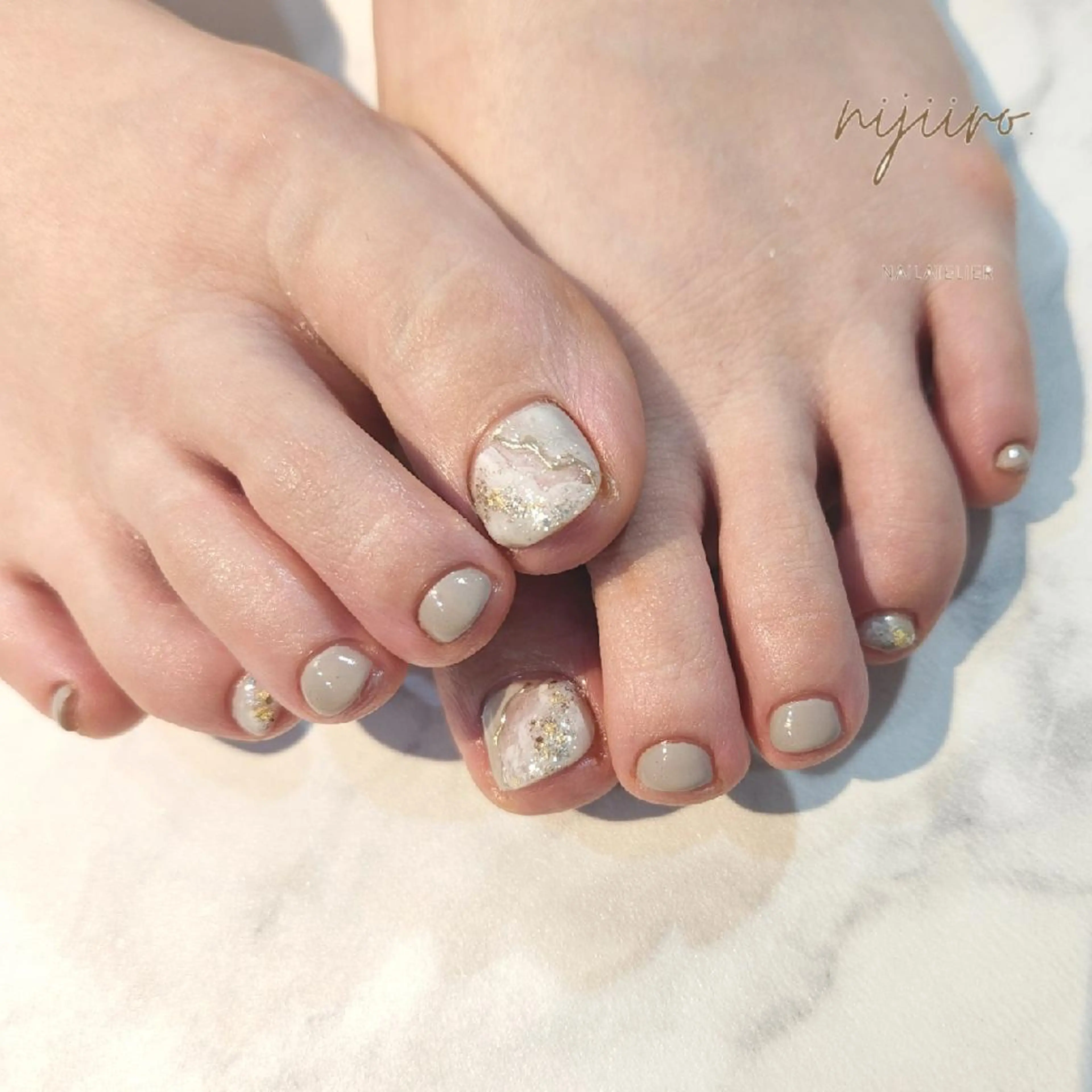 【オフあり】フットジェル☆デザインコースの写真