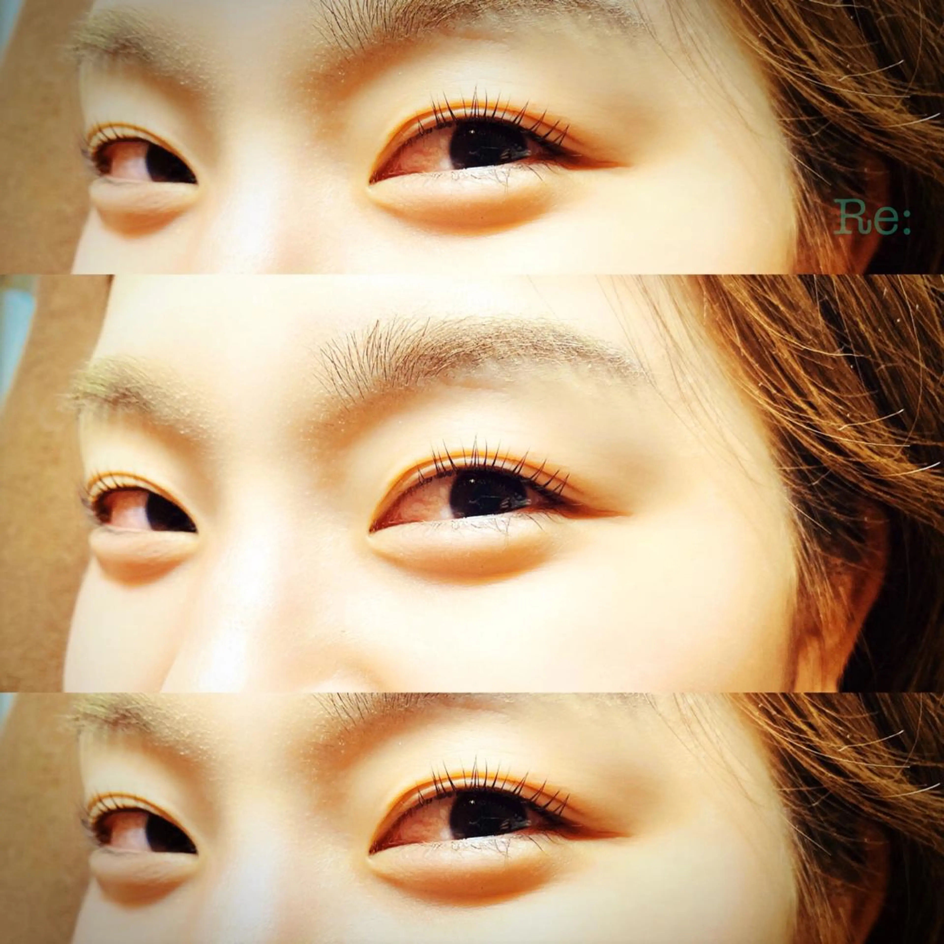 マツエク・マツパ パリジェンヌラッシュリフト 一重×まつ毛パーマ Lash Re：のマツエク・マツパデザイン