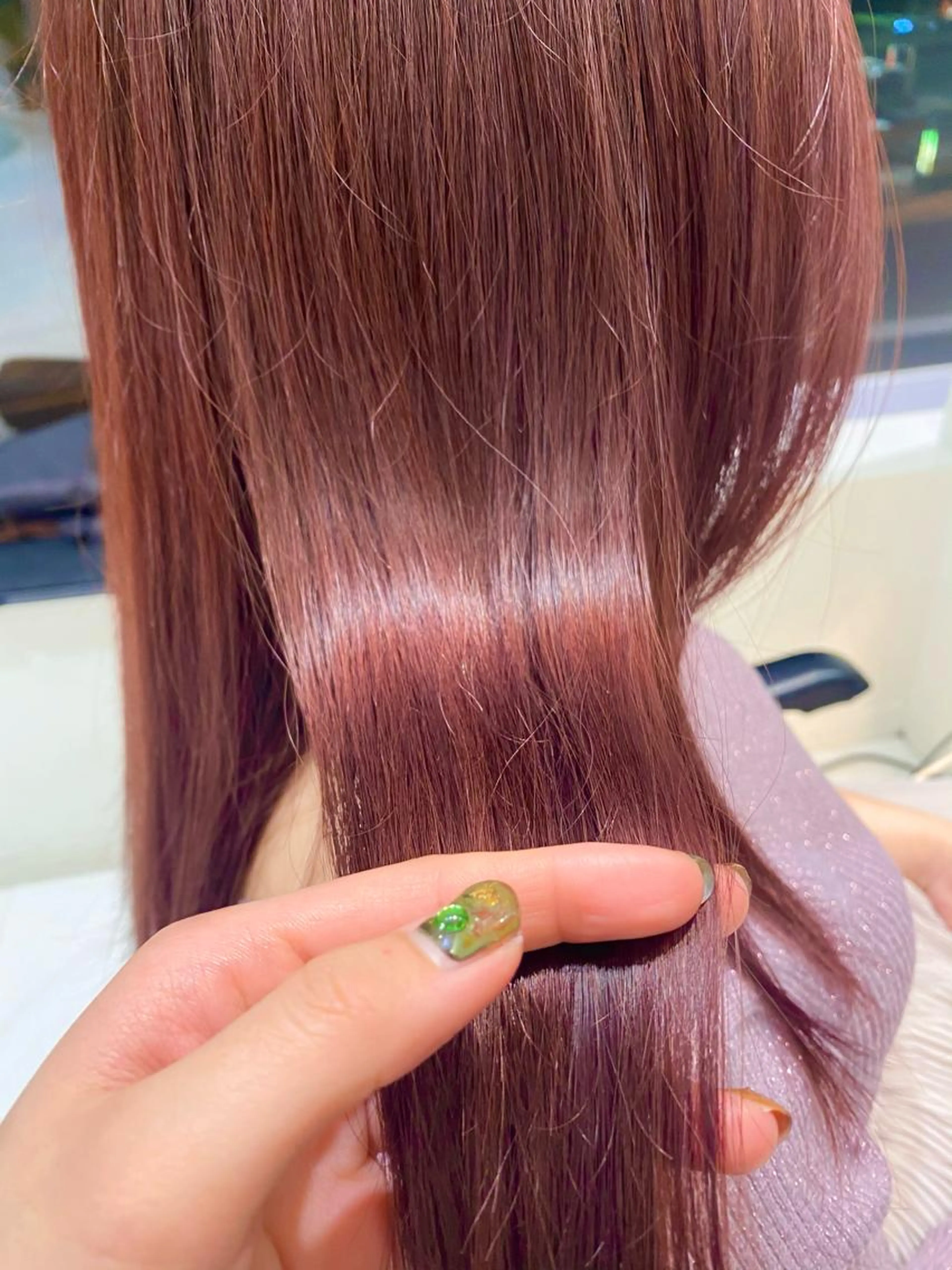 ＊【膨らみを収める】カット&ナチュラルストレートの写真