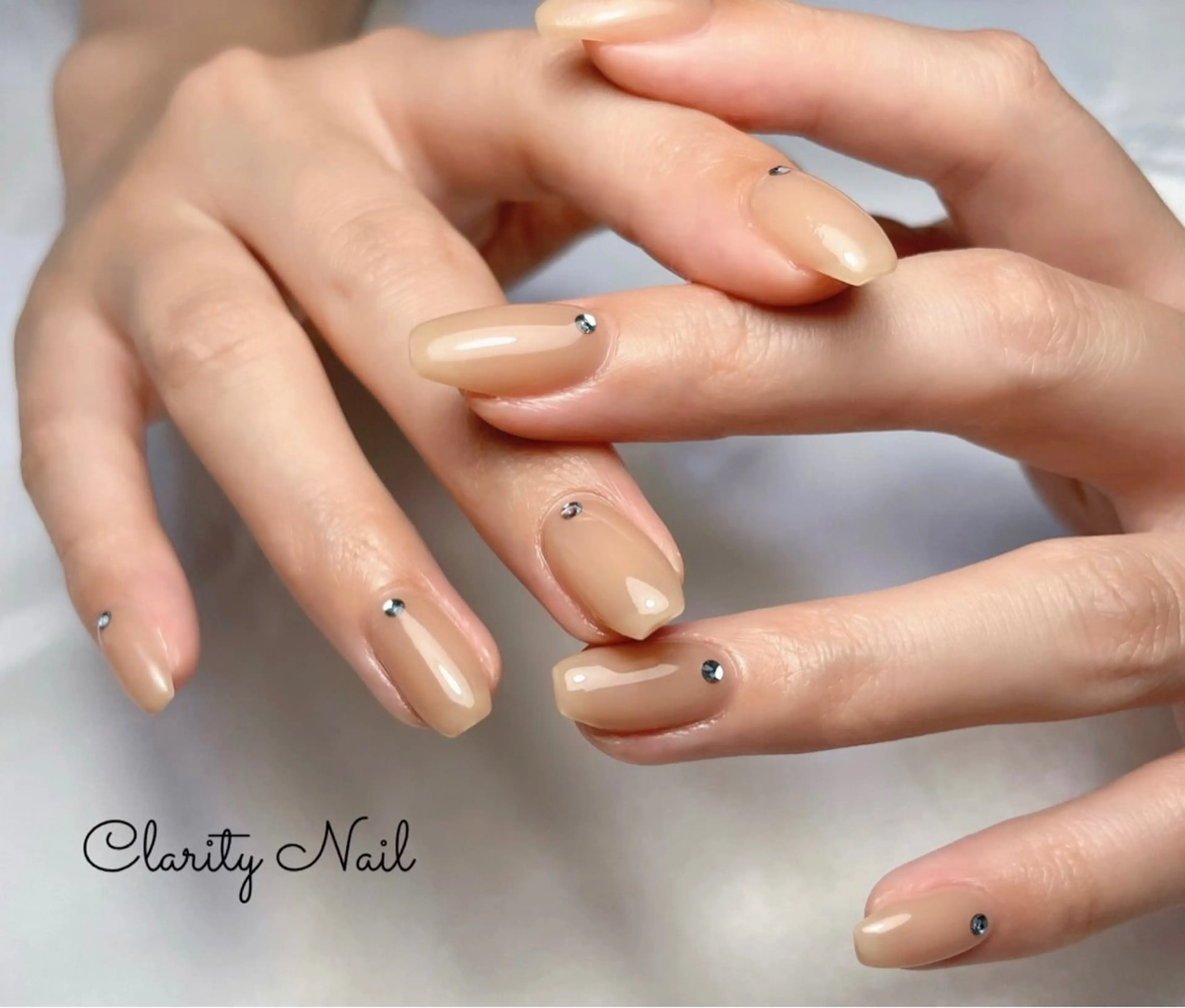 ネイル ワンカラーネイル ハンドネイル Clarity Nailのネイルデザイン