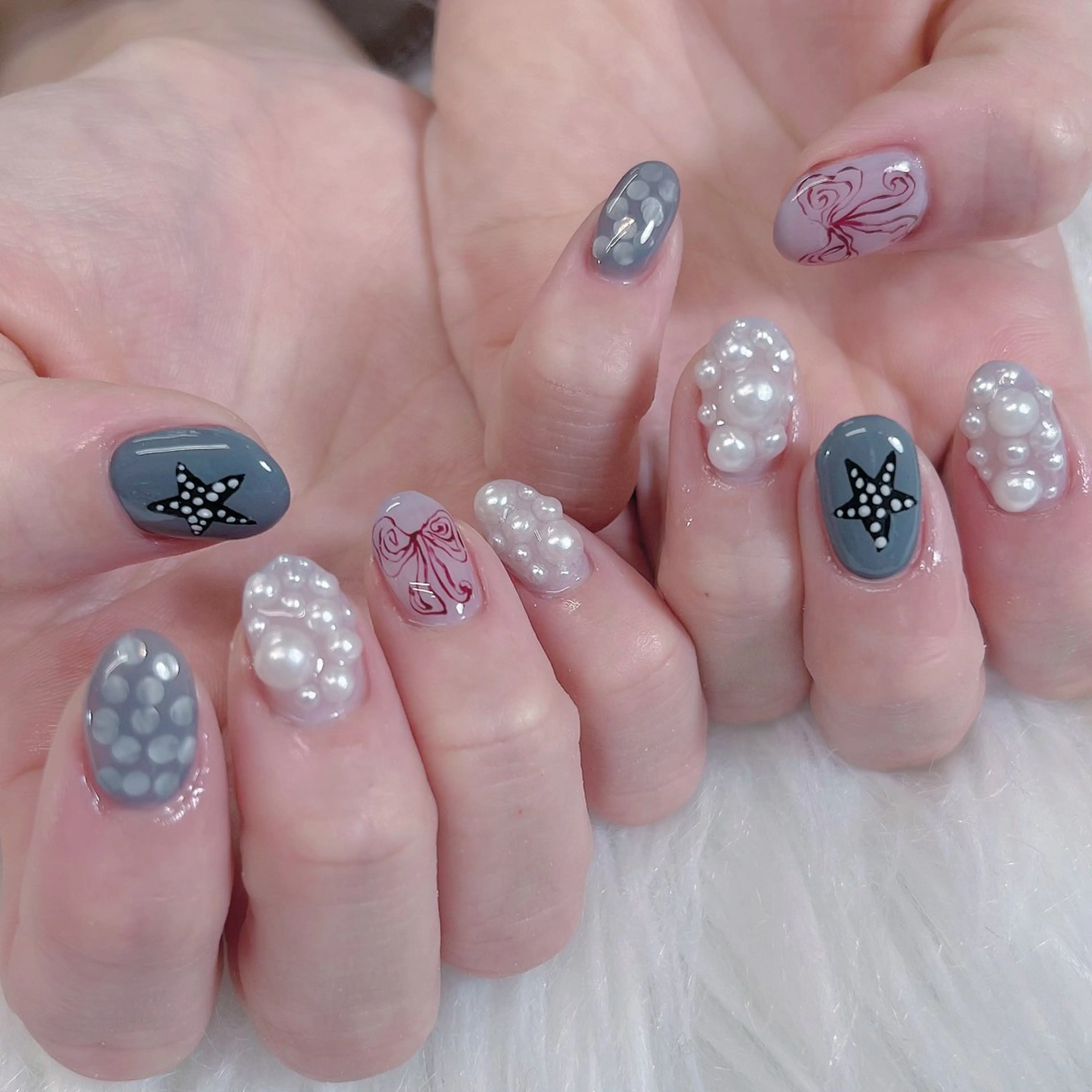ネイル Maya 🧊🫧‪のネイルデザイン