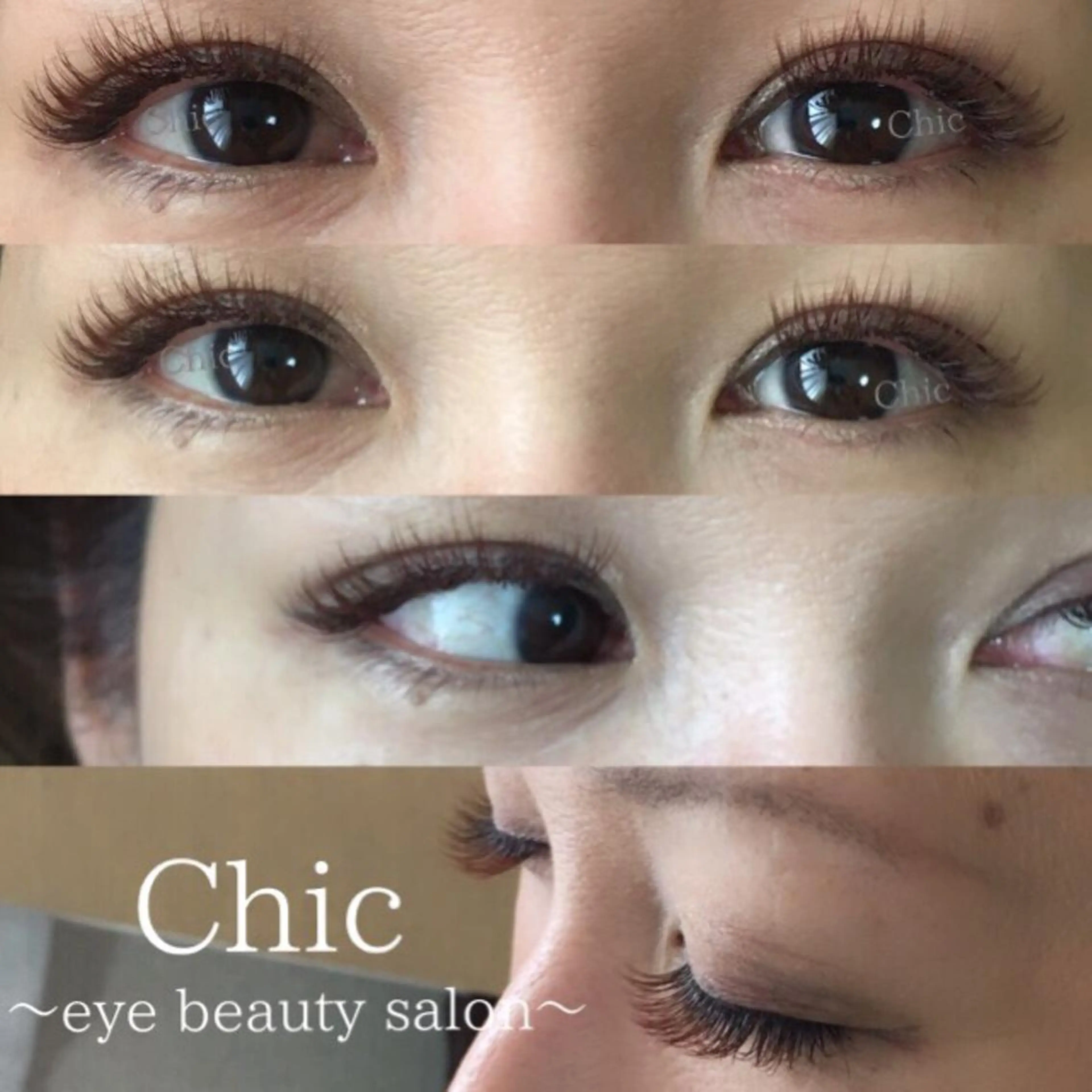 マツエク・マツパ 付け放題 Chic ATSUKOのマツエク・マツパデザイン