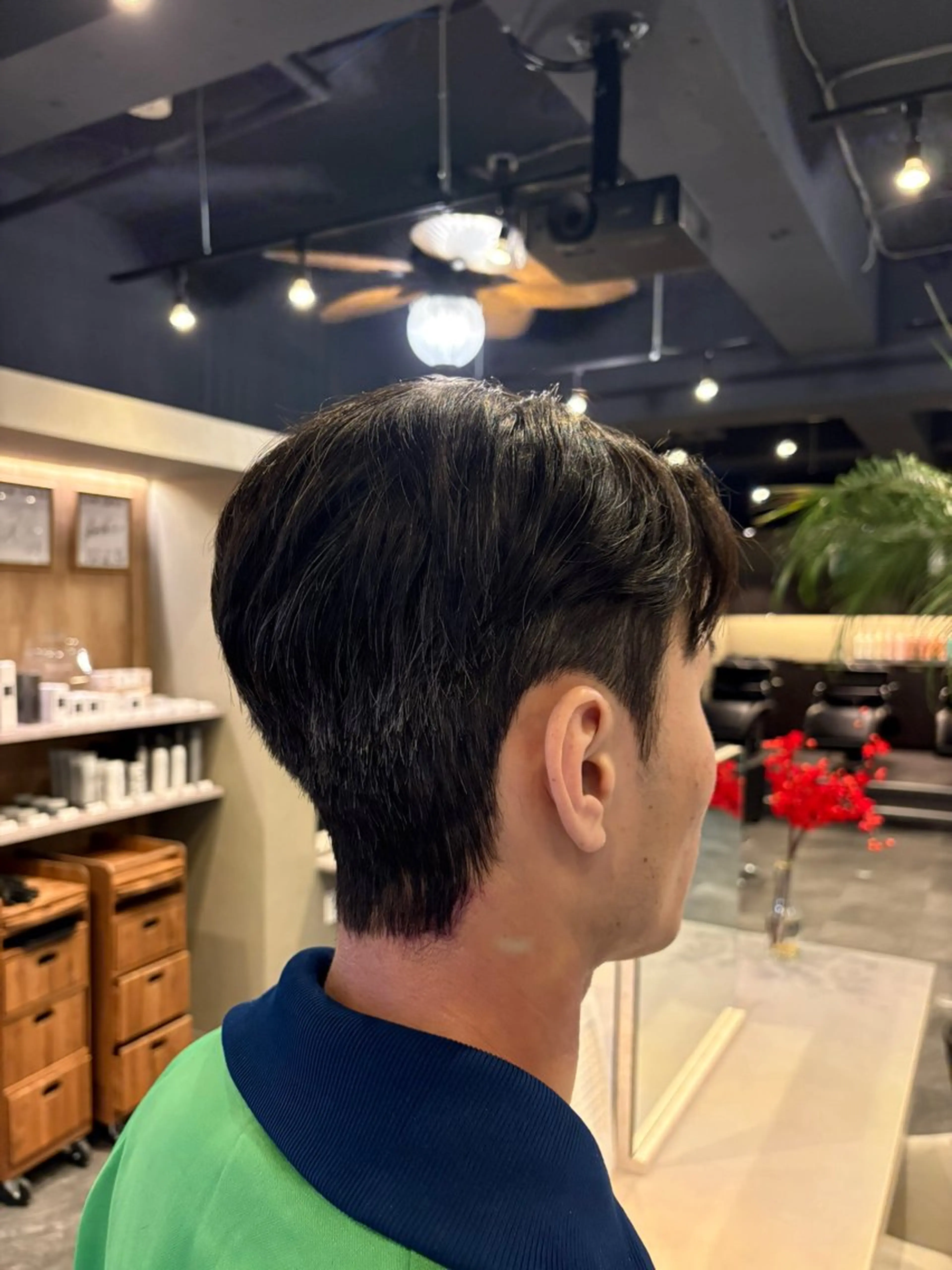 メンズ ダウンパーマ メンズ韓国風 メンズパーマ カット 門岡 昌輝のヘアスタイル