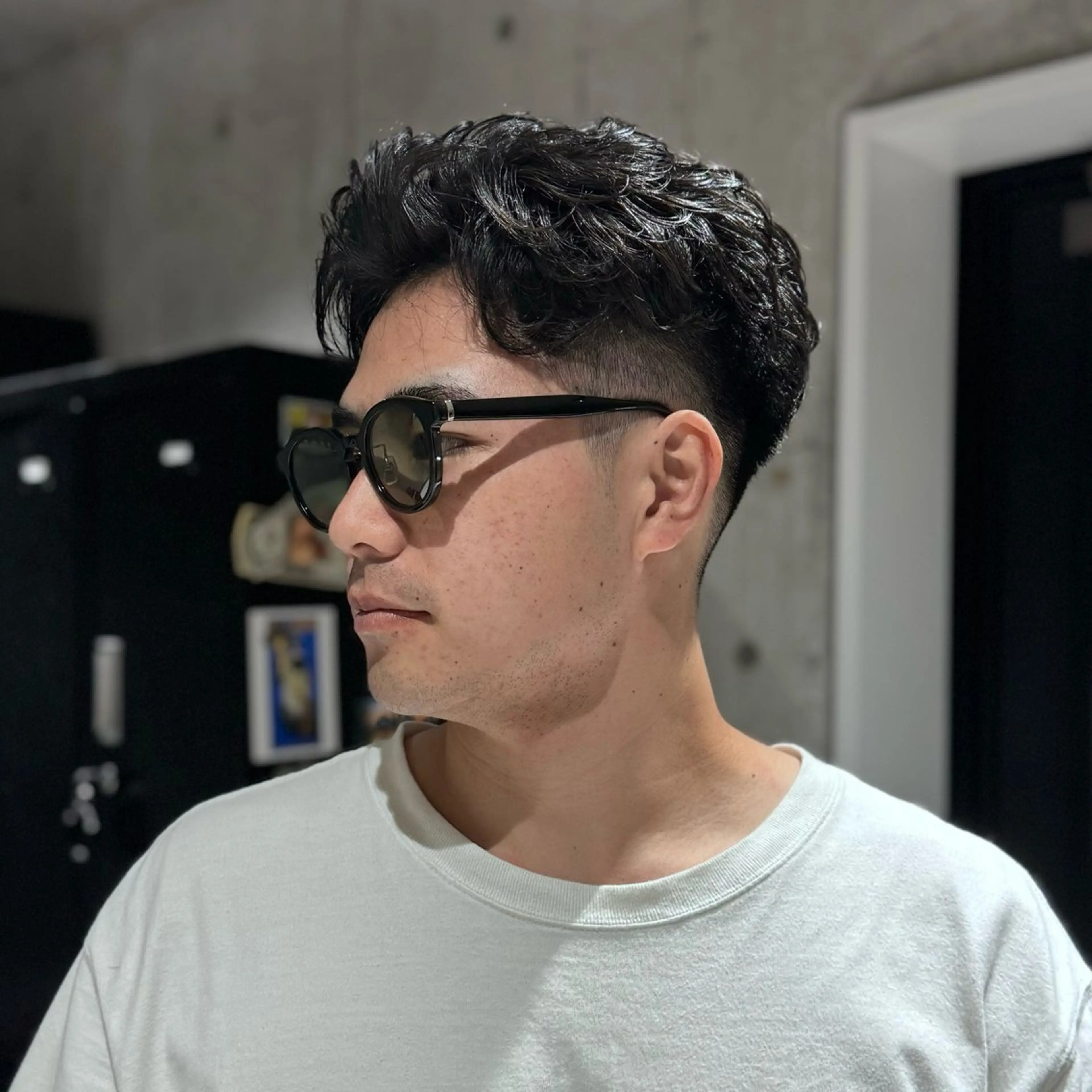 ショート ショートヘア カット パーマ 原宿メンズ/パーマ/ フェード/REOのヘアスタイル