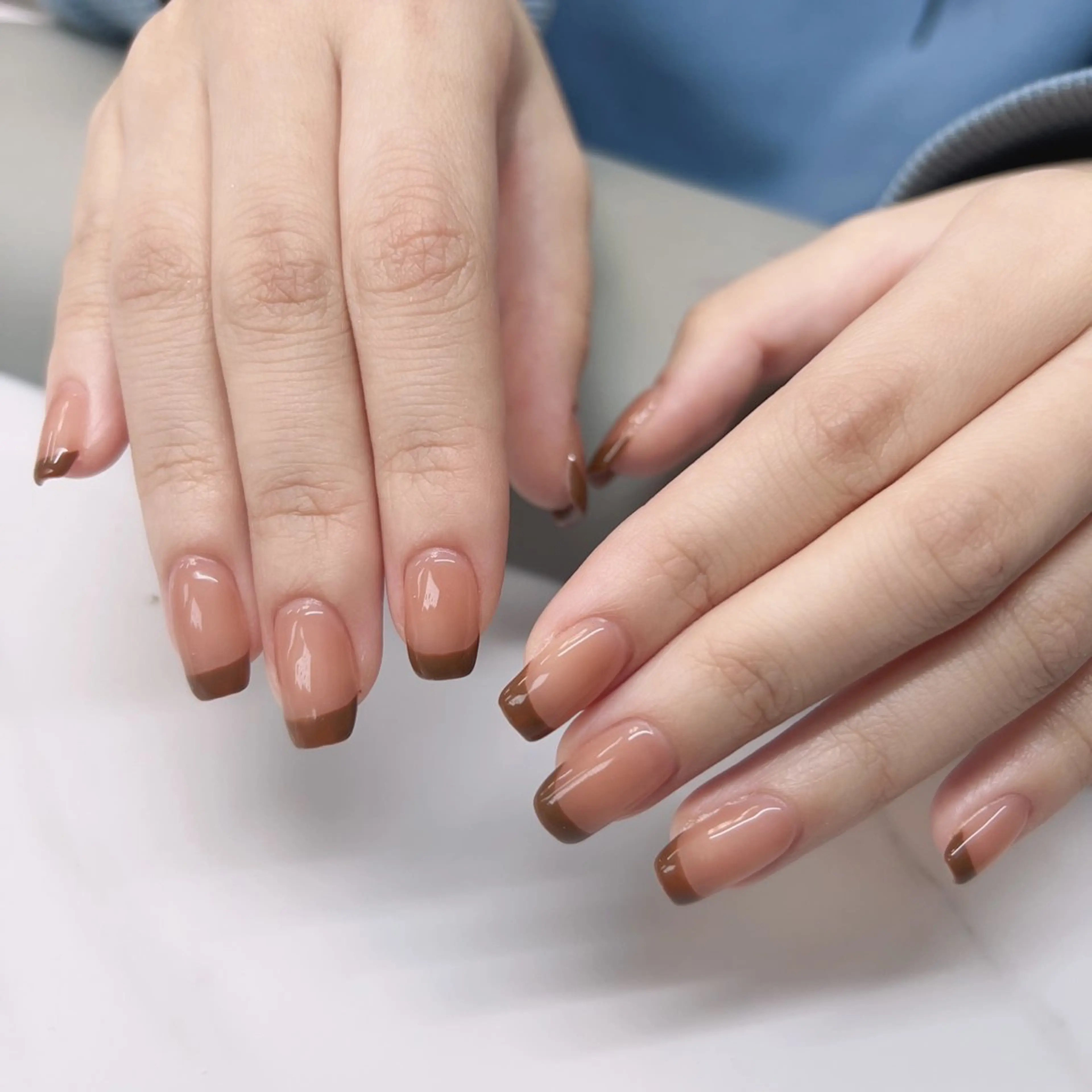 ネイル 成人式 フレンチネイル ジェルネイル グラデーション マグネットネイル ハンドネイル Rika Nail ellaのネイルデザイン