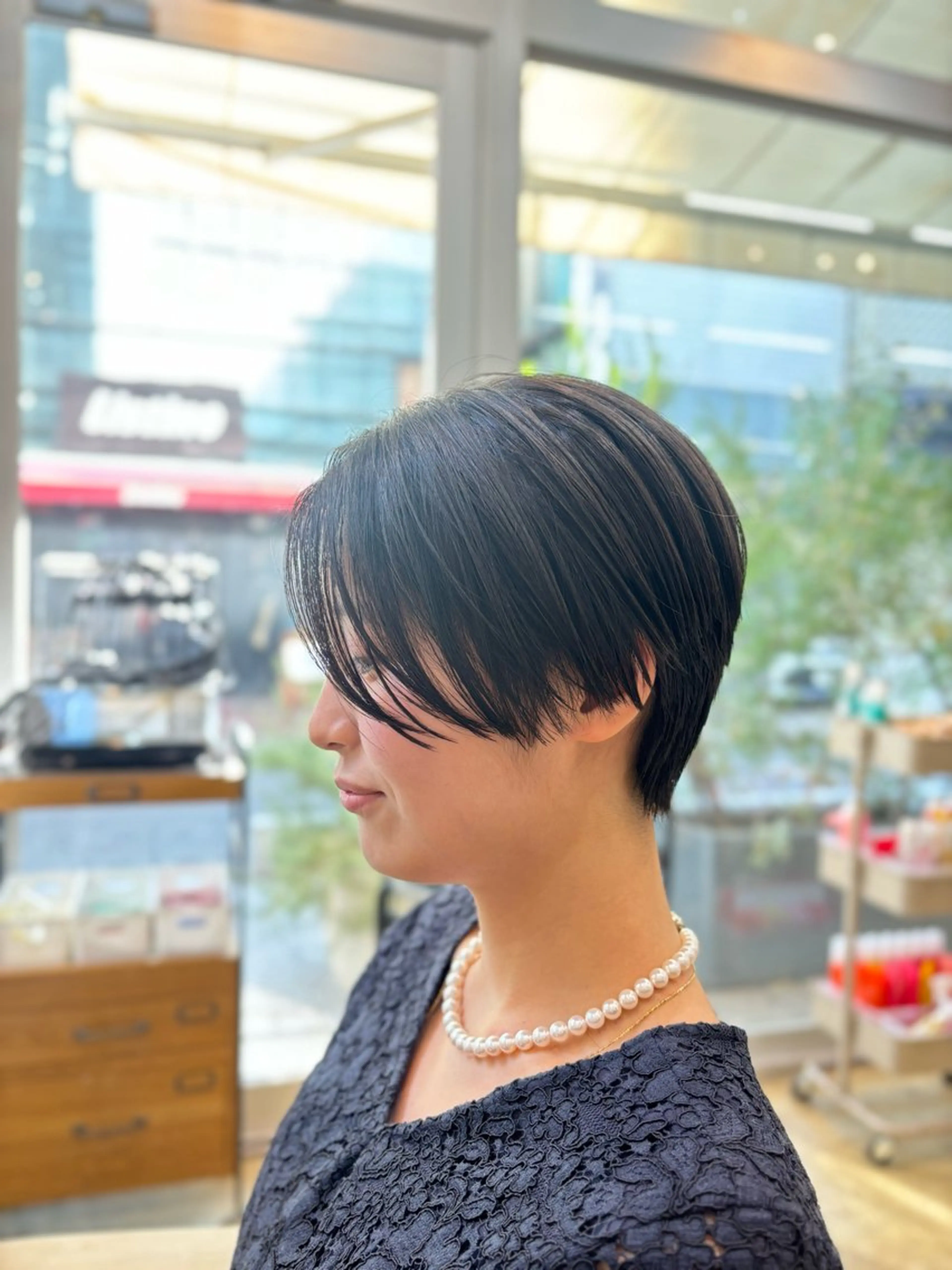 ショート ショートヘア Hana❁⃘*.ﾟ Jr.stylistのヘアスタイル