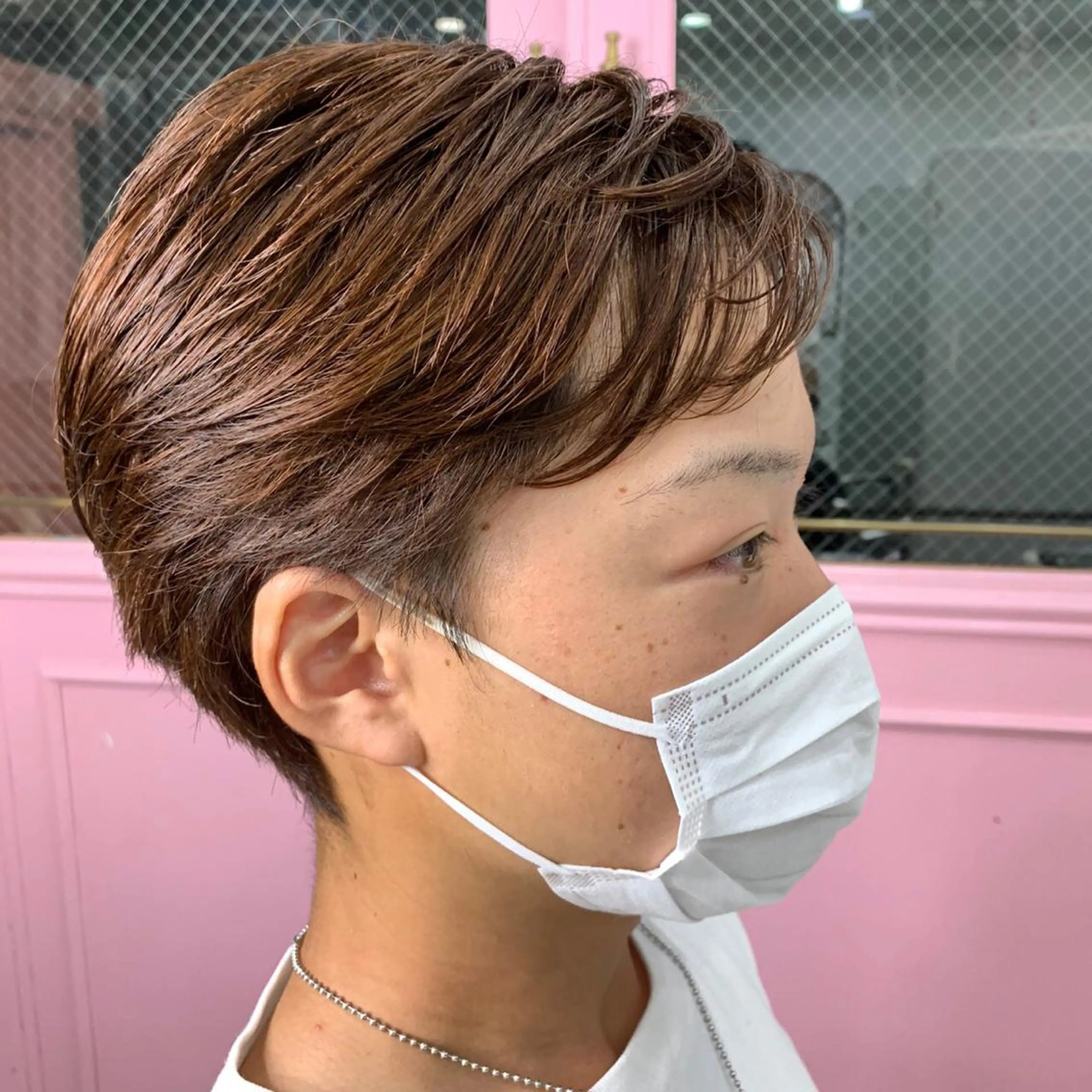 ショート カラー メンズ 🧸ミルクティー🧸 kousei🧸のヘアスタイル