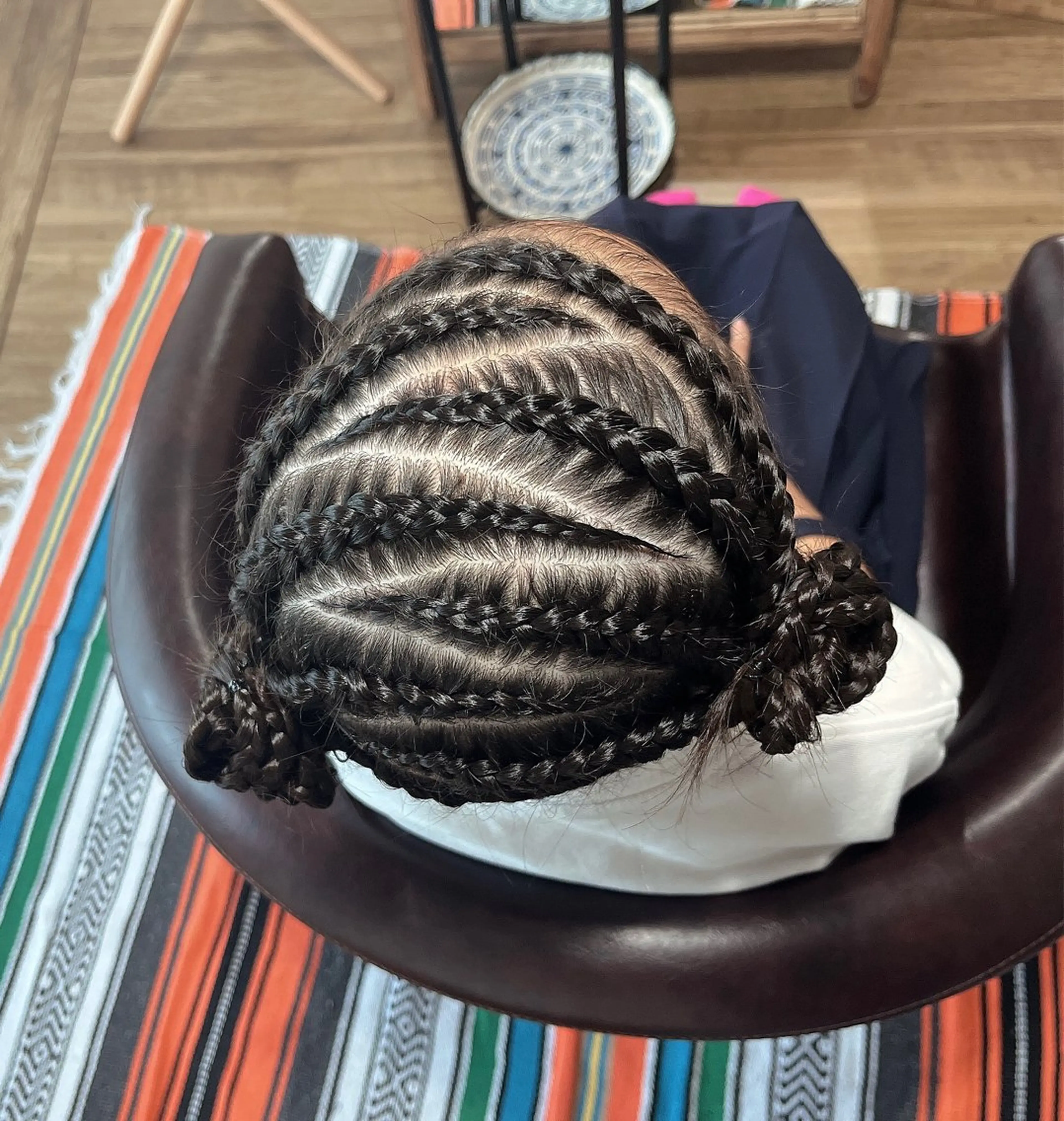 堺だんじりヘア🫰🏻堺祭りヘア🔥コーンロウ9本以上​〜​の写真