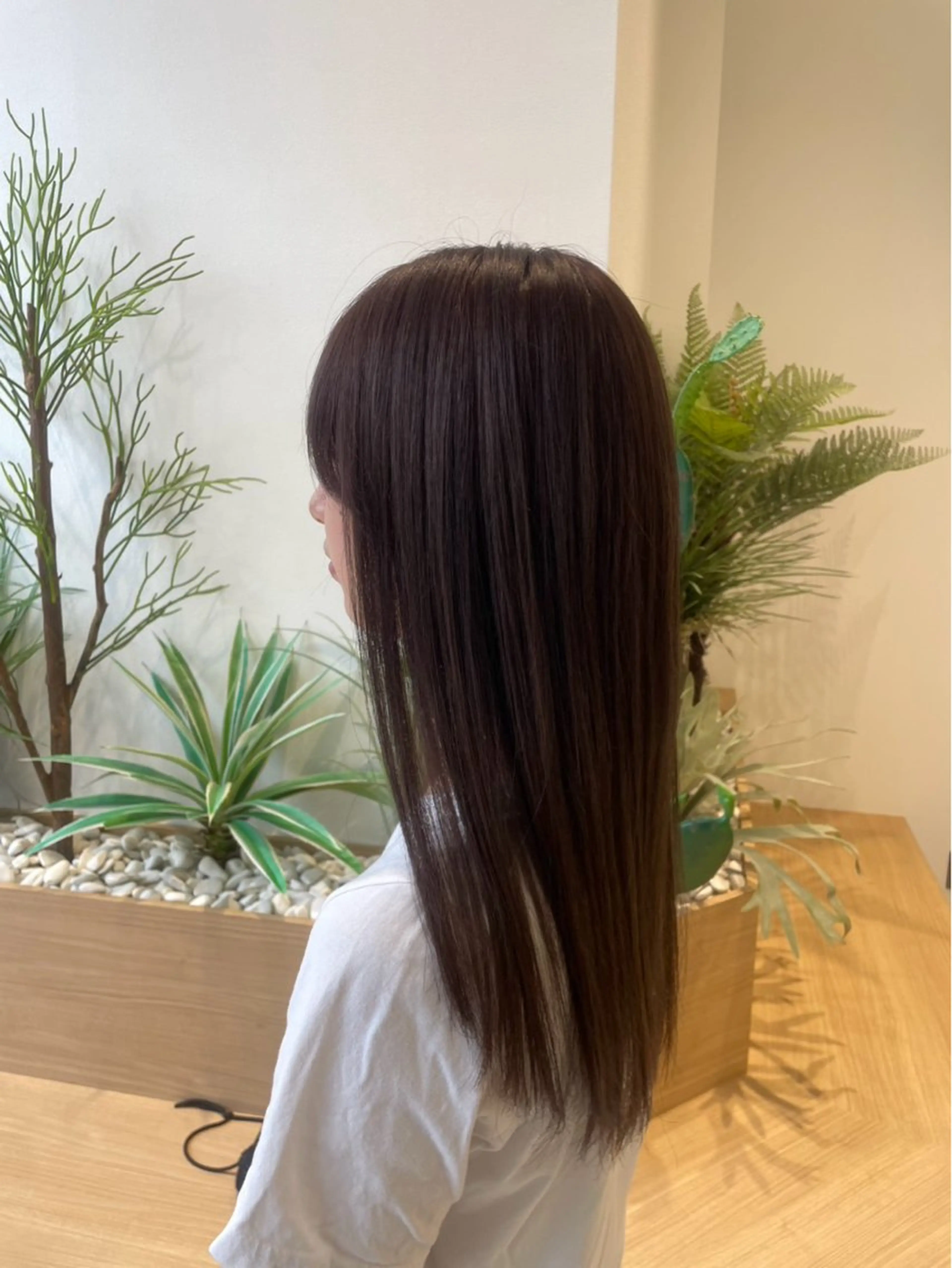 ロング カラー＆縮毛 kotojiのヘアスタイル