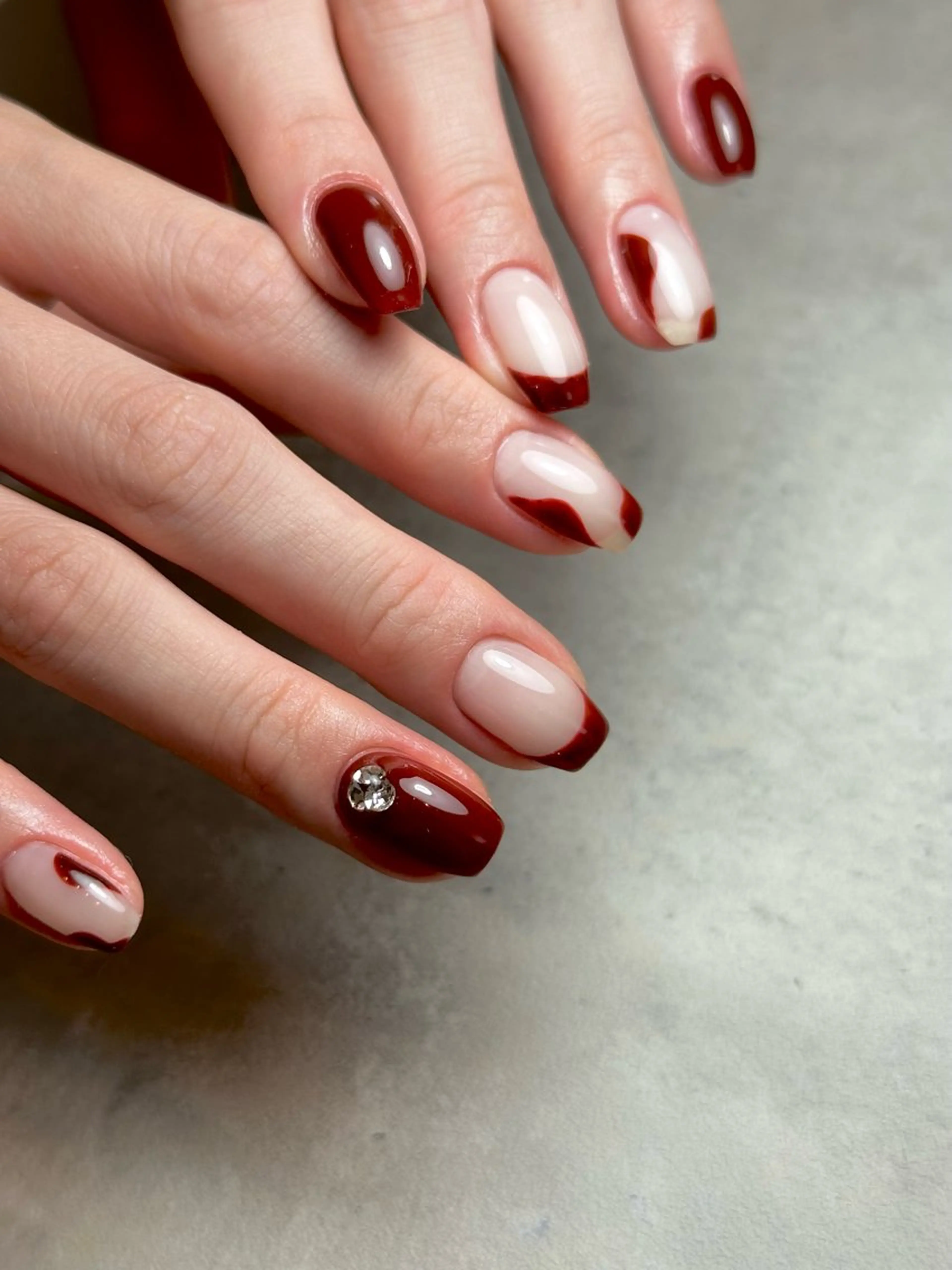 ネイル ボルドー havi nailのネイルデザイン