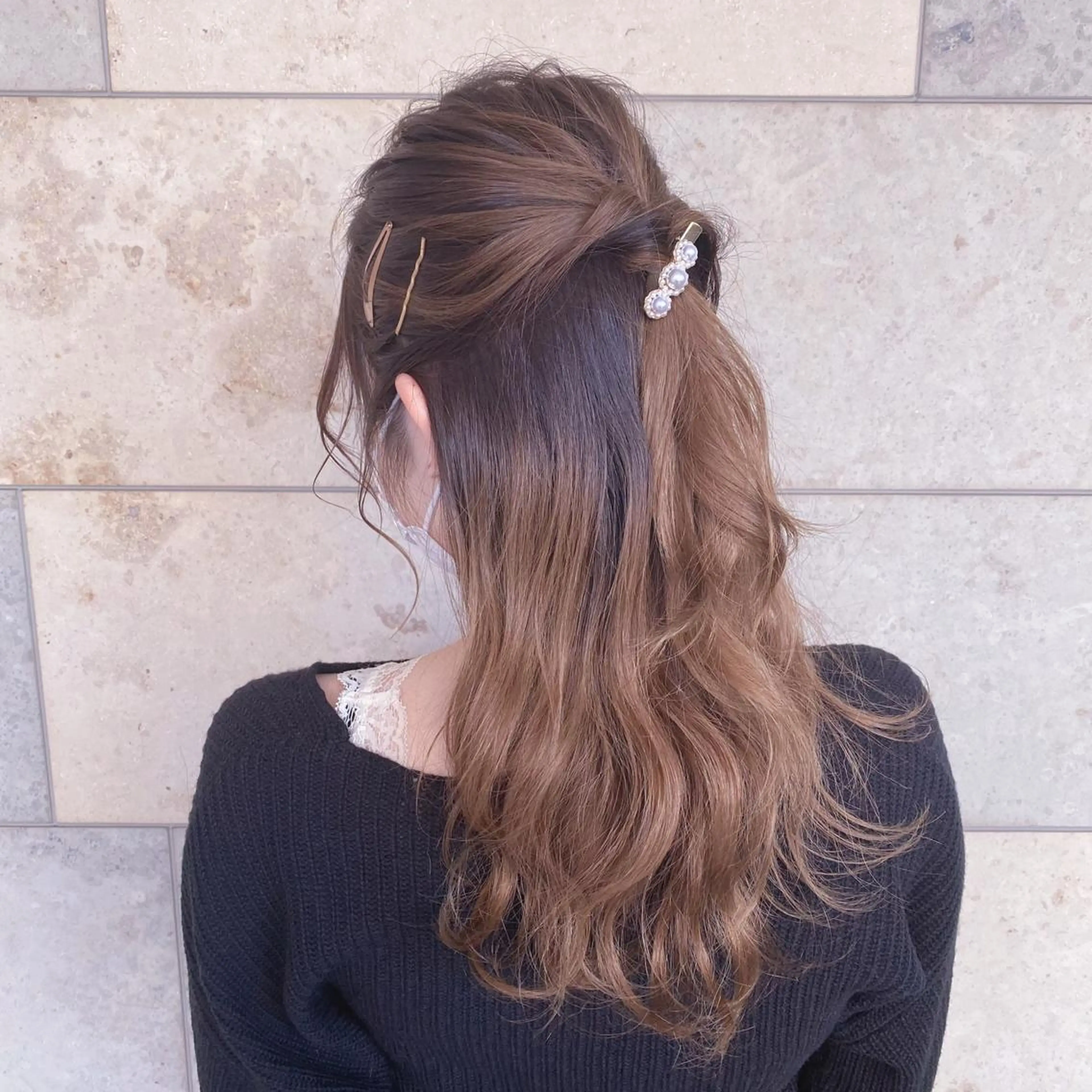 ロング ヘアアレンジ 顔周り🇰🇷韓国 レイヤー/いづみ💞のヘアスタイル