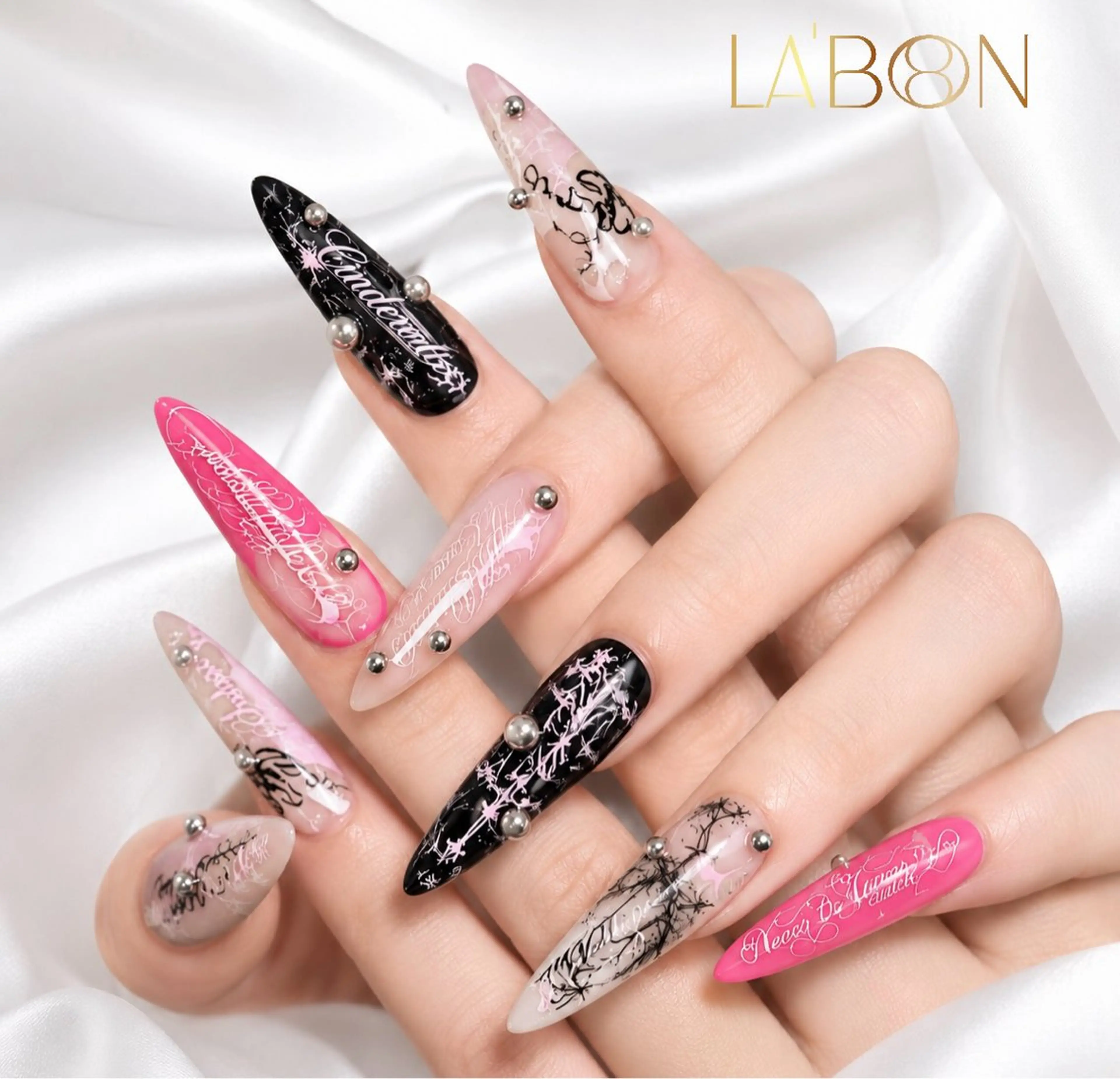 ネイル アートネイル ジェルネイル キラキラネイル 韓国ネイル ロングネイル Labon Nails Artのその他イメージ