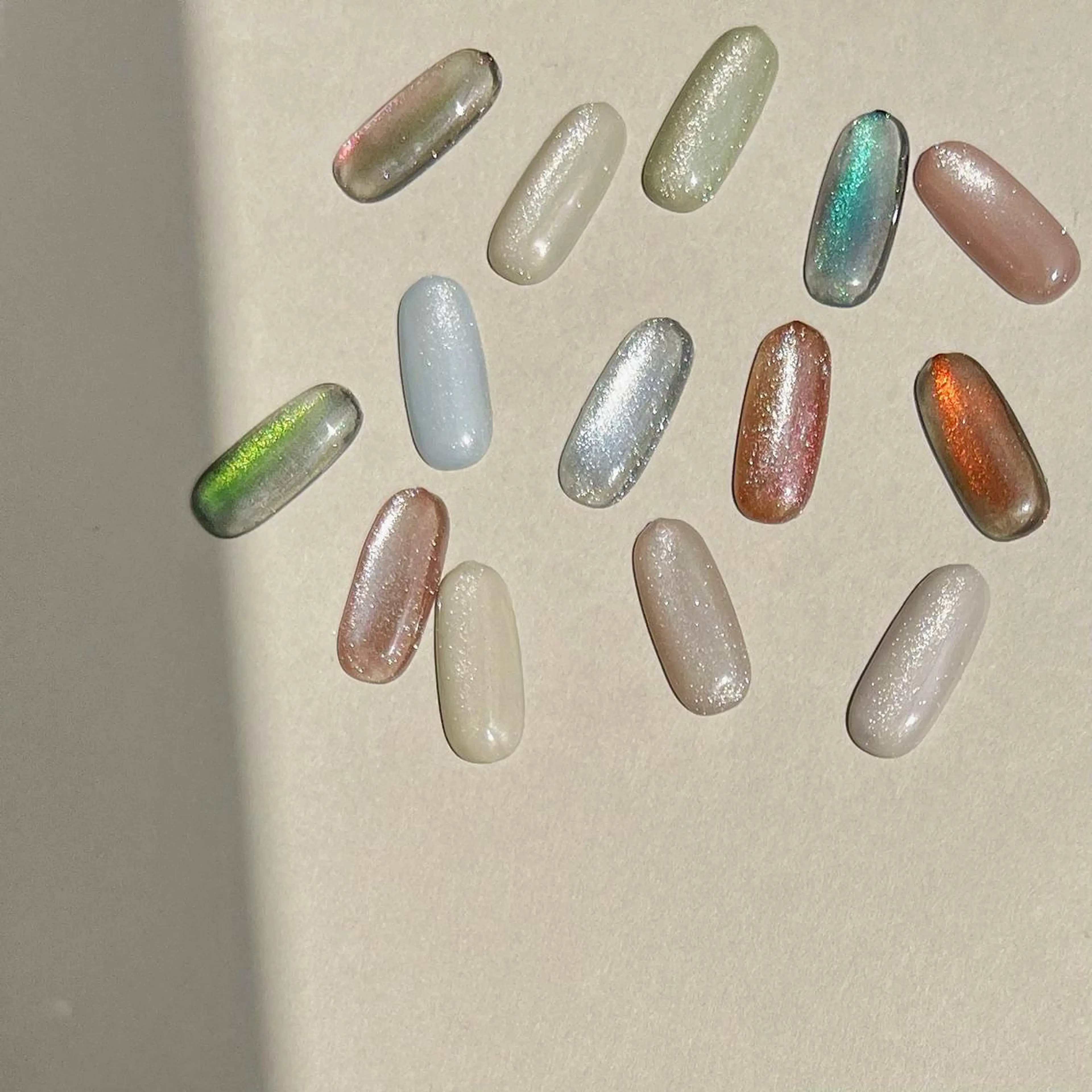 Magnet or Mirror 1Color 𓂃꙳⋆/offなし マグネットネイルorミラーネイルの写真