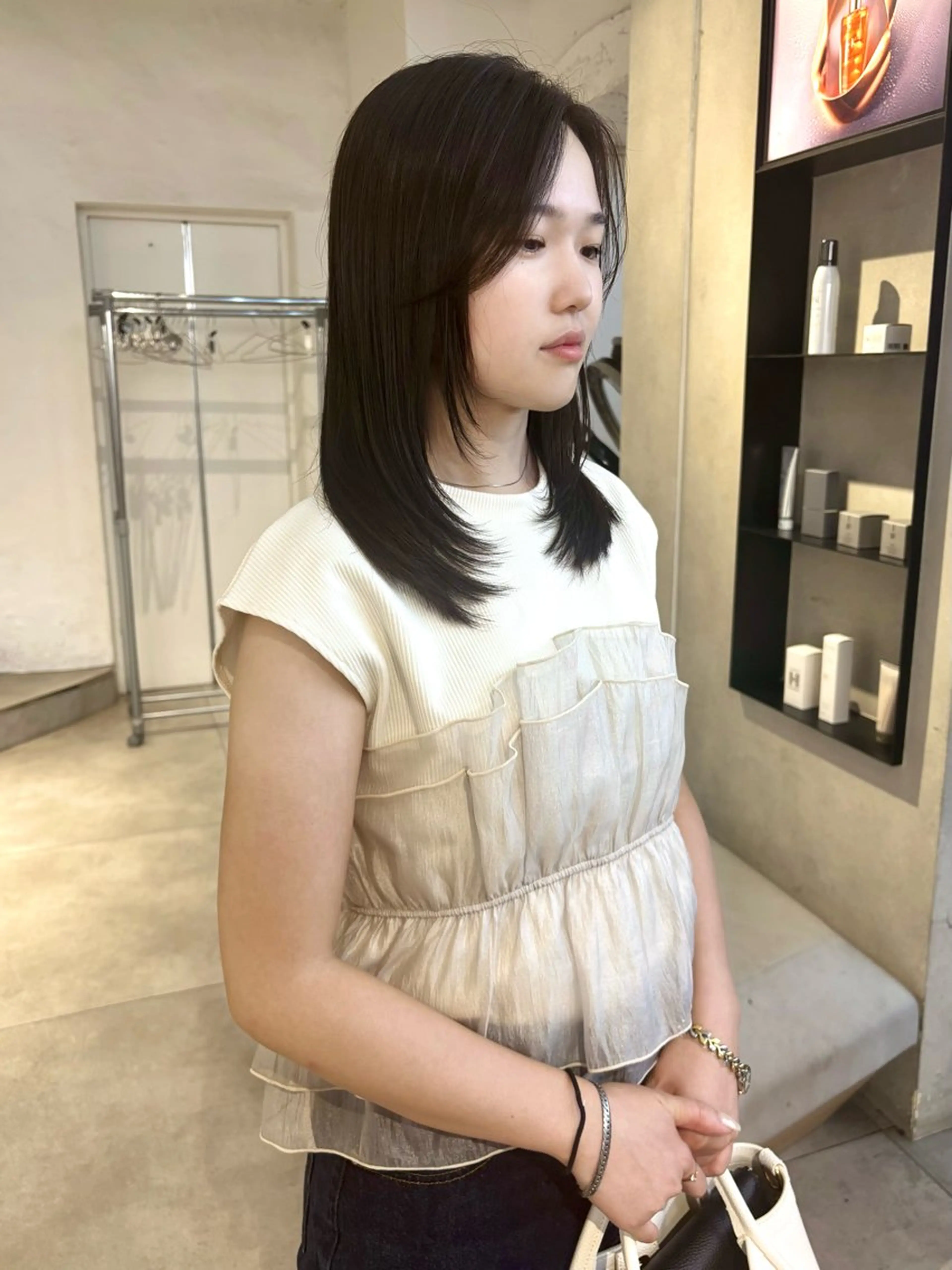 ミディアム カラー Kureha/ネイル トレンドヘアのマツエク・マツパデザイン