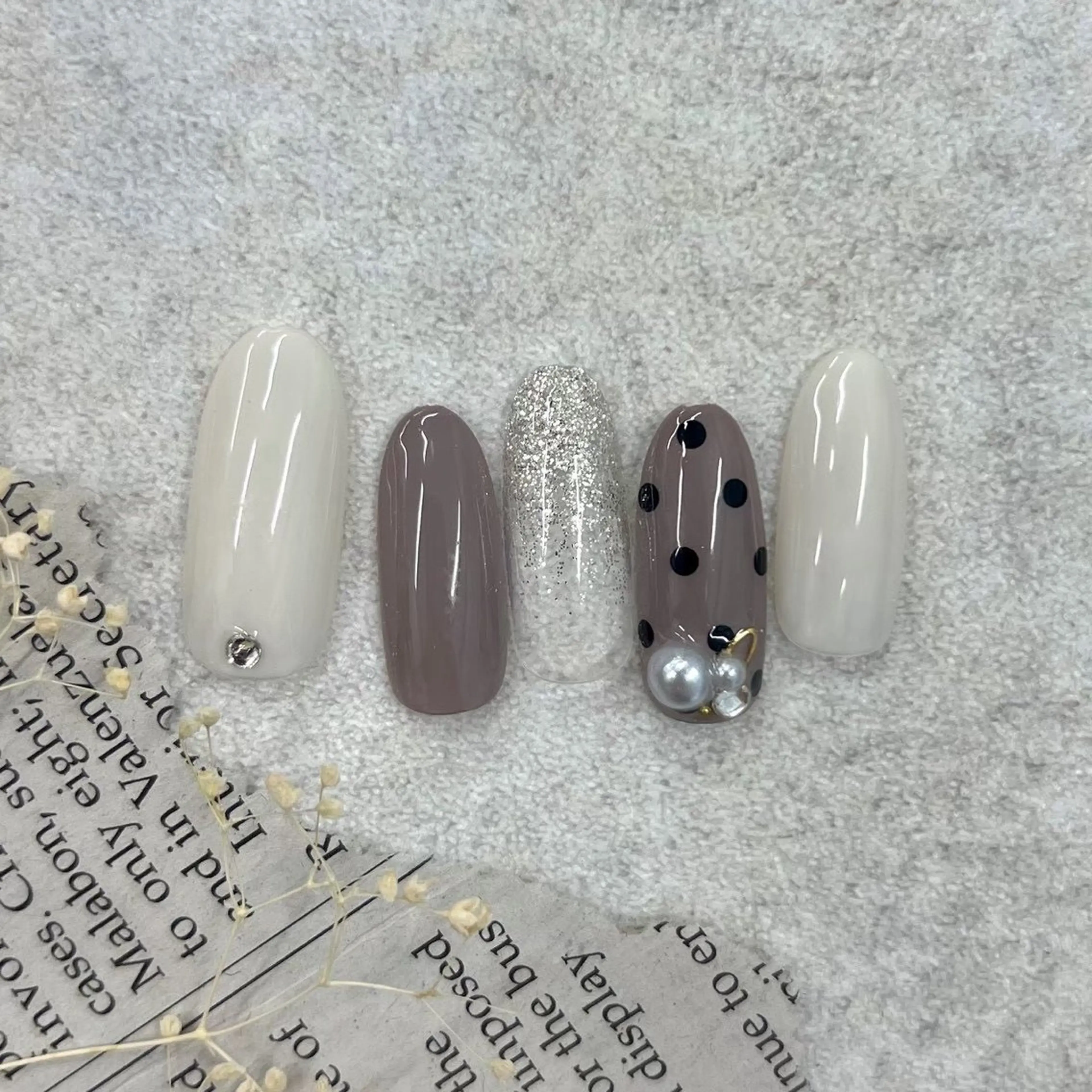 ネイル ⭐︎休業中の練習⭐︎ JNA認定講師髙橋のネイルデザイン