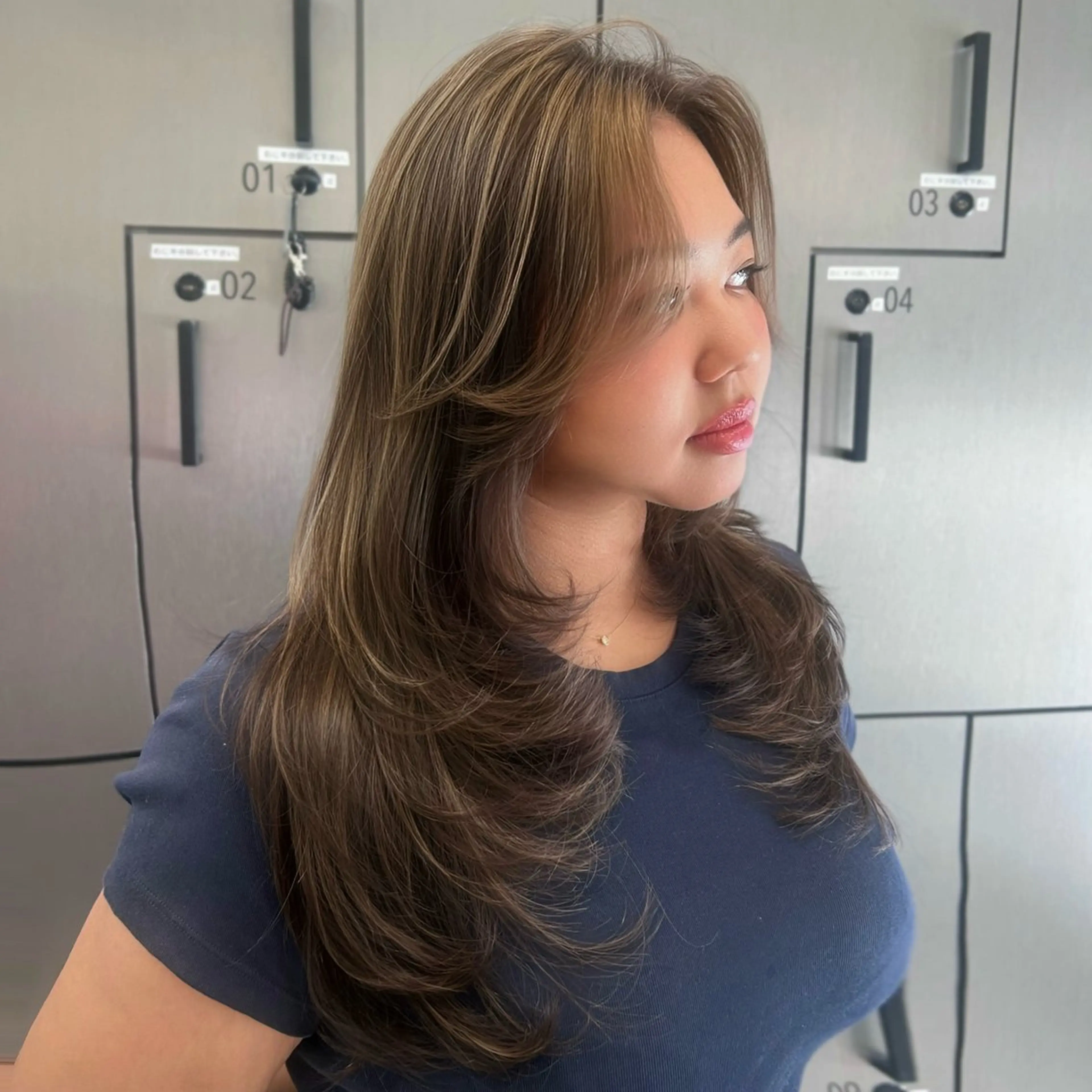 ロング ハイライト レイヤーカット カット ヘアカラー 大人レイヤー/艶美髪 🇺🇸TOMONAのヘアスタイル