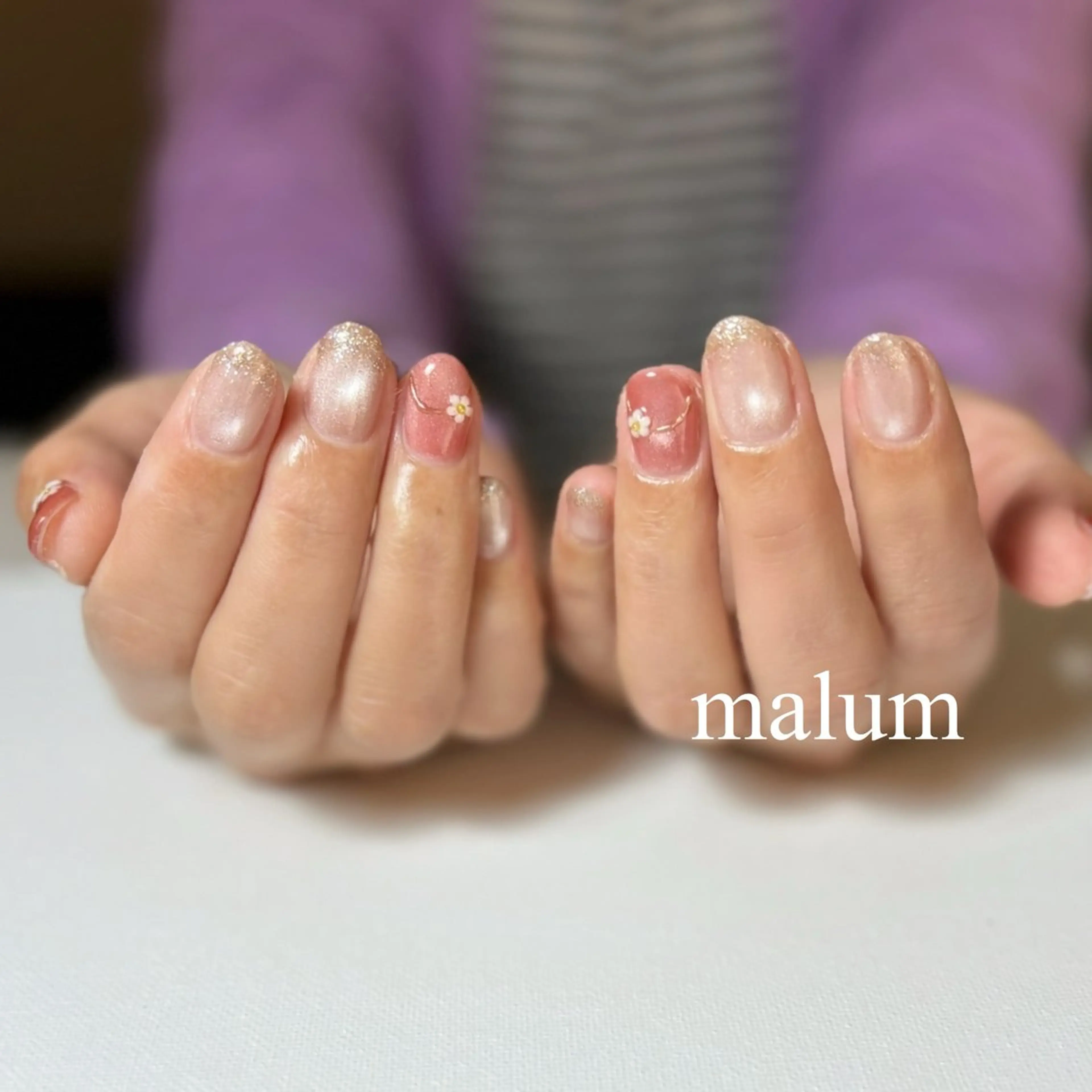 ネイル ハンドネイル malum nailのネイルデザイン