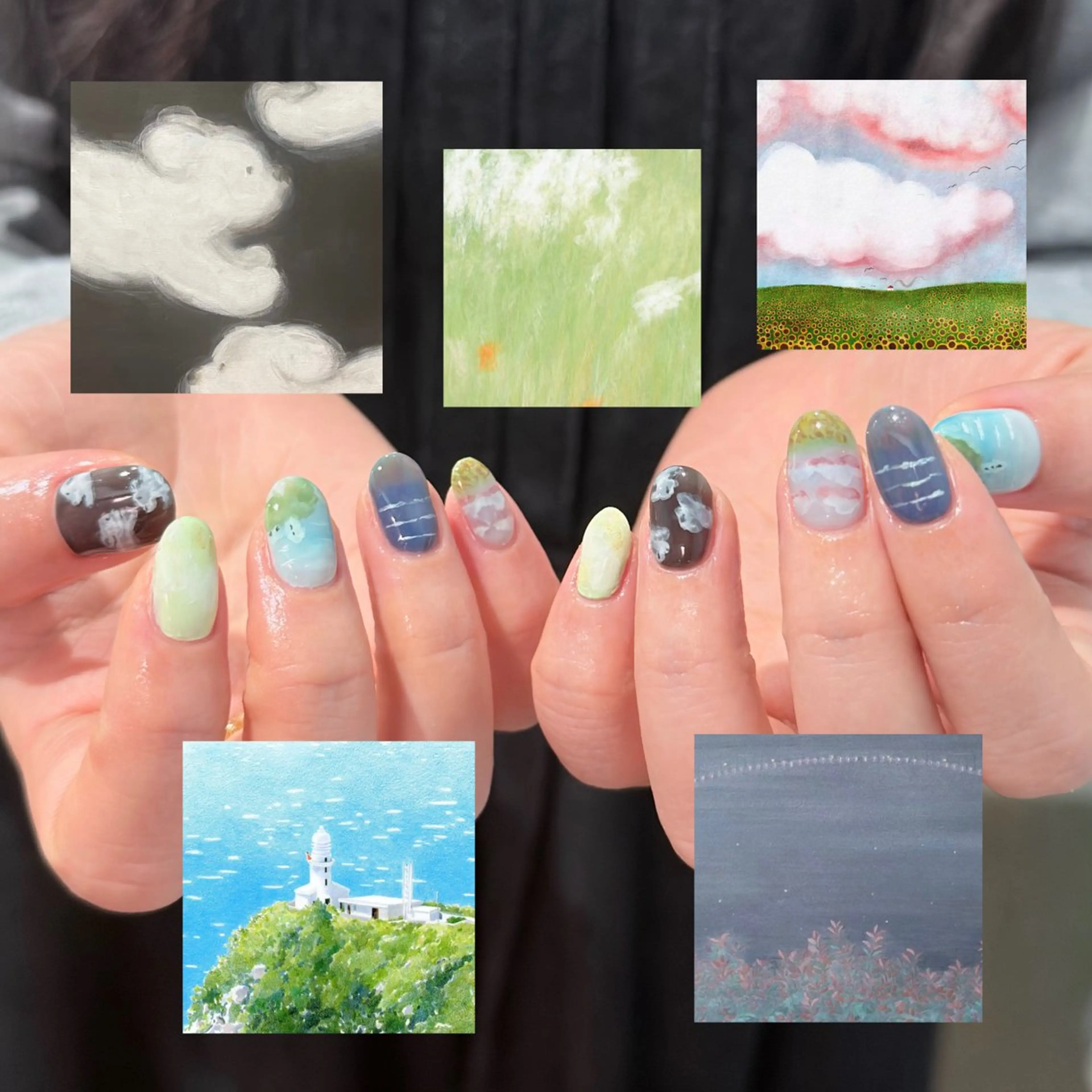 ネイル ハンドネイル 🎀フェイ フェイ🫧💗のネイルデザイン