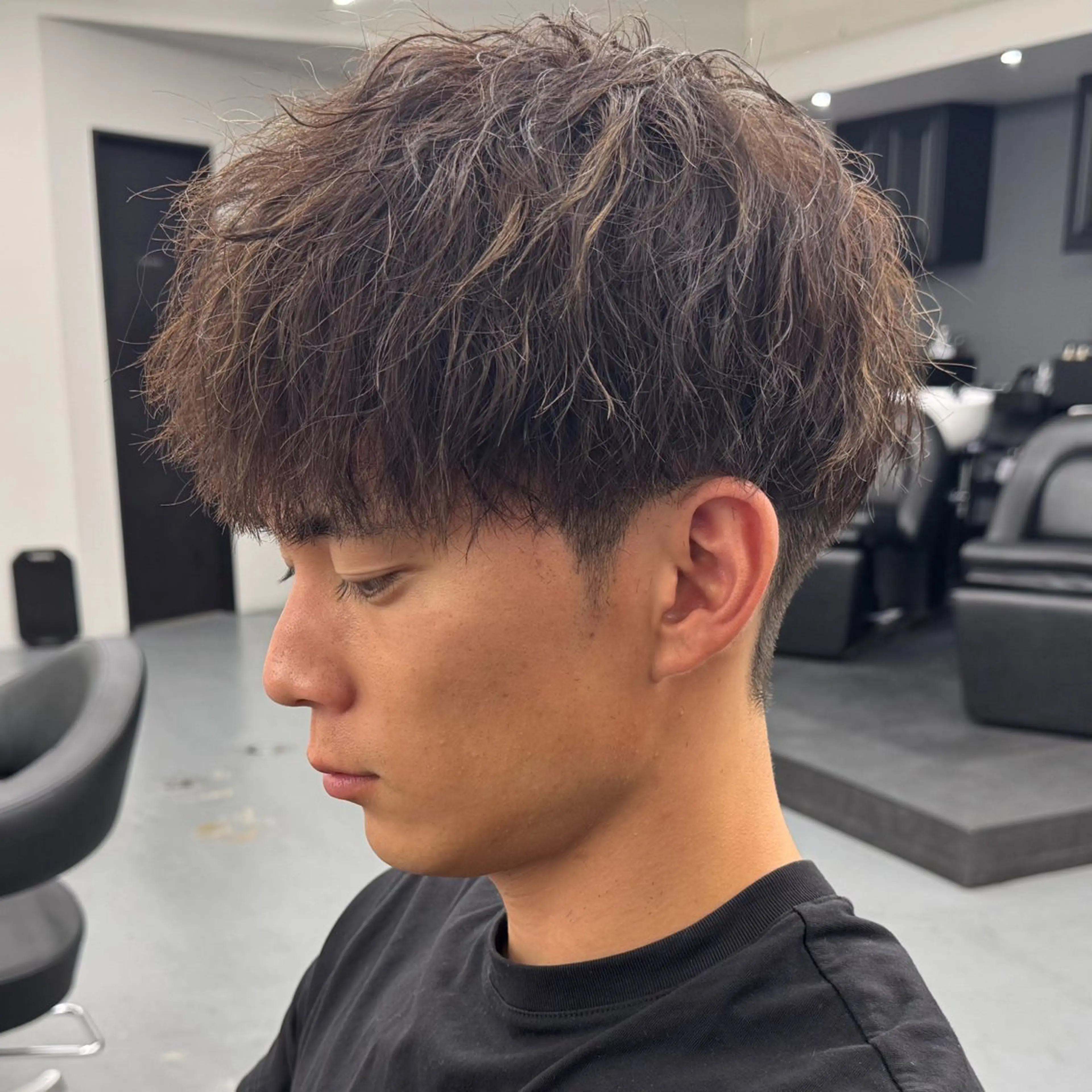 ショート パーマ メンズ カット パーマ トリートメント メンズパーマの人 KAZUのヘアスタイル