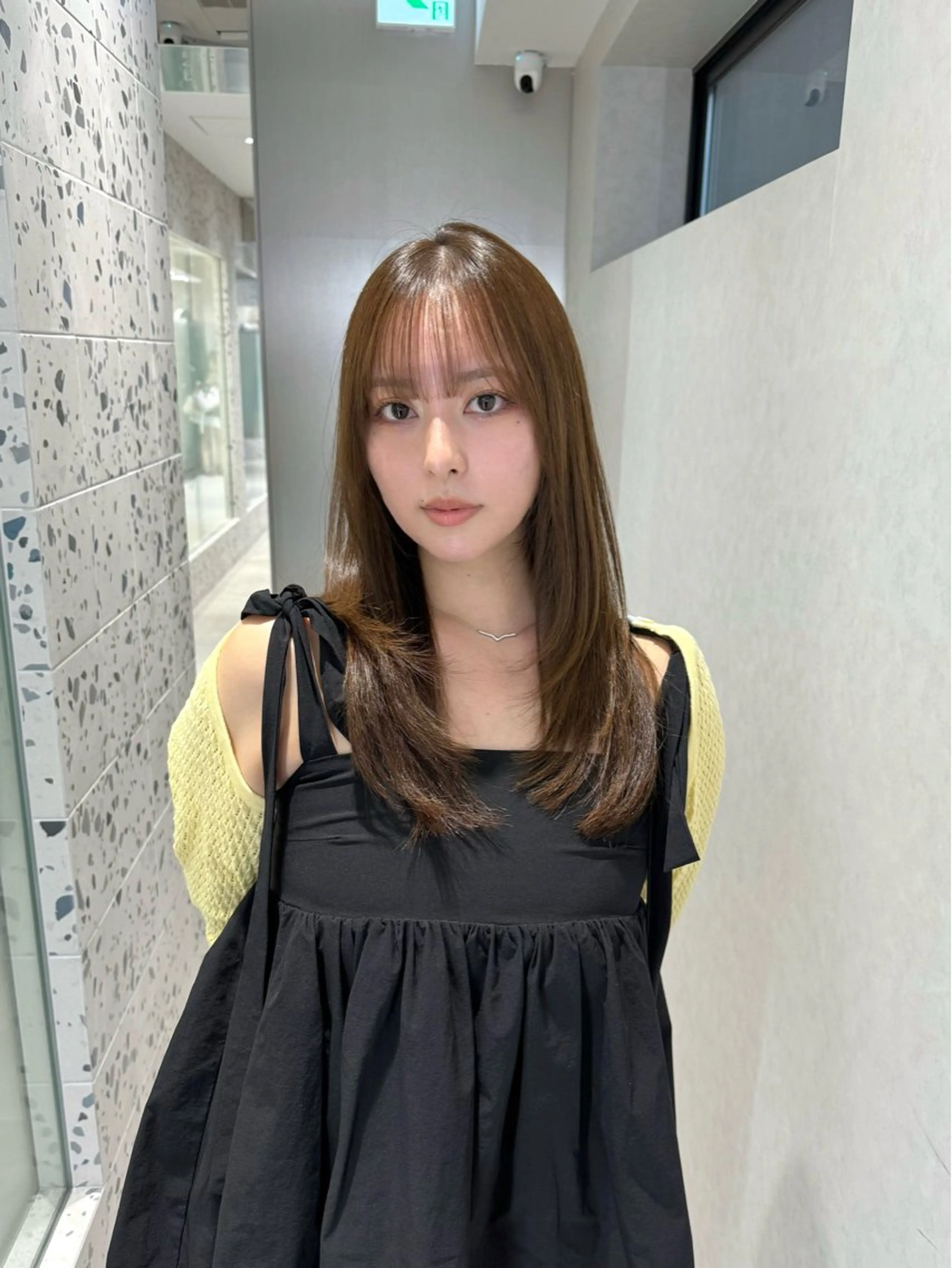 セミロング カラー ヘアカラー トリートメント 矢野 晃平のヘアスタイル