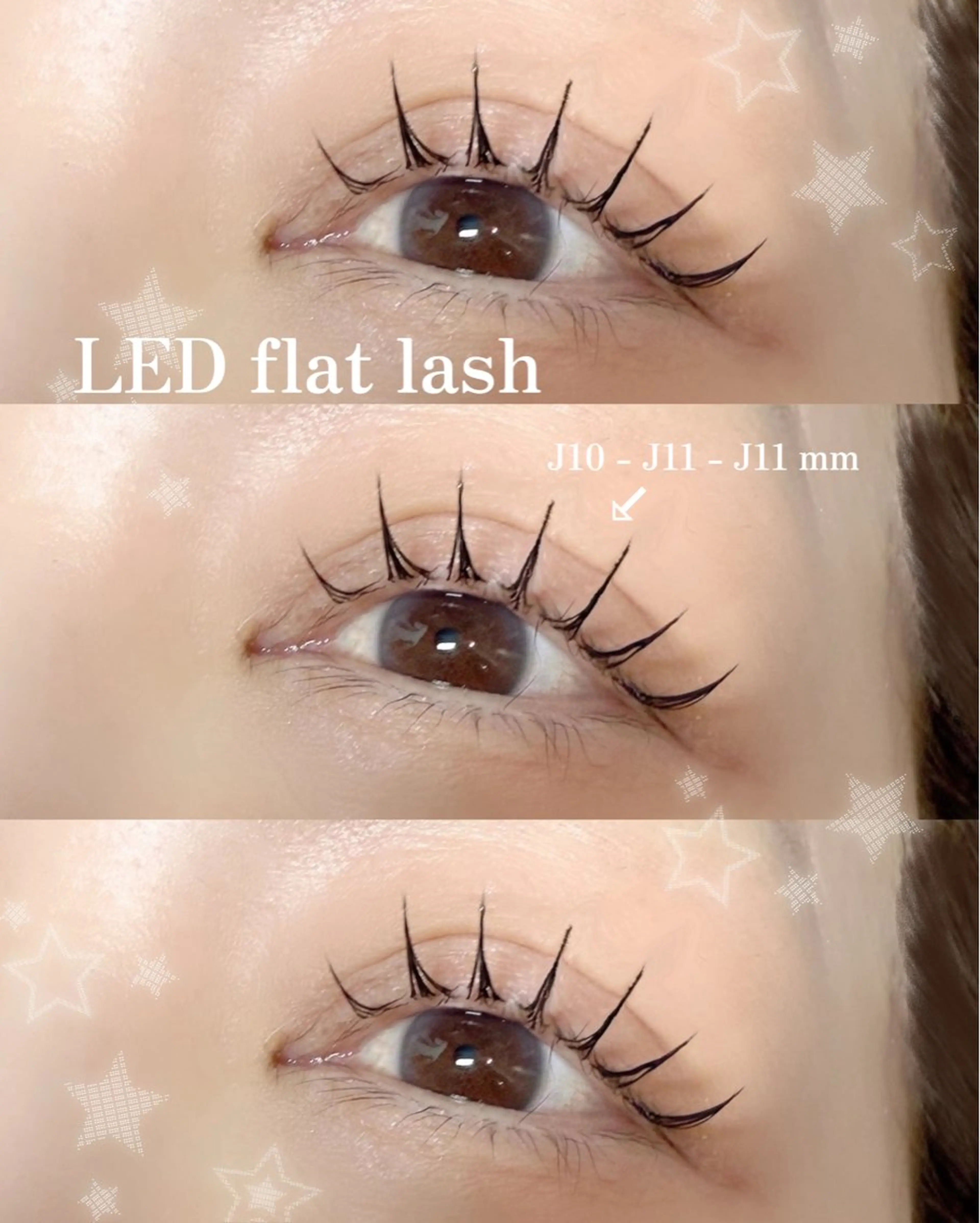 🎀モチの良さ抜群🎀LEDまつ毛エクステ140本 ¥7300の写真