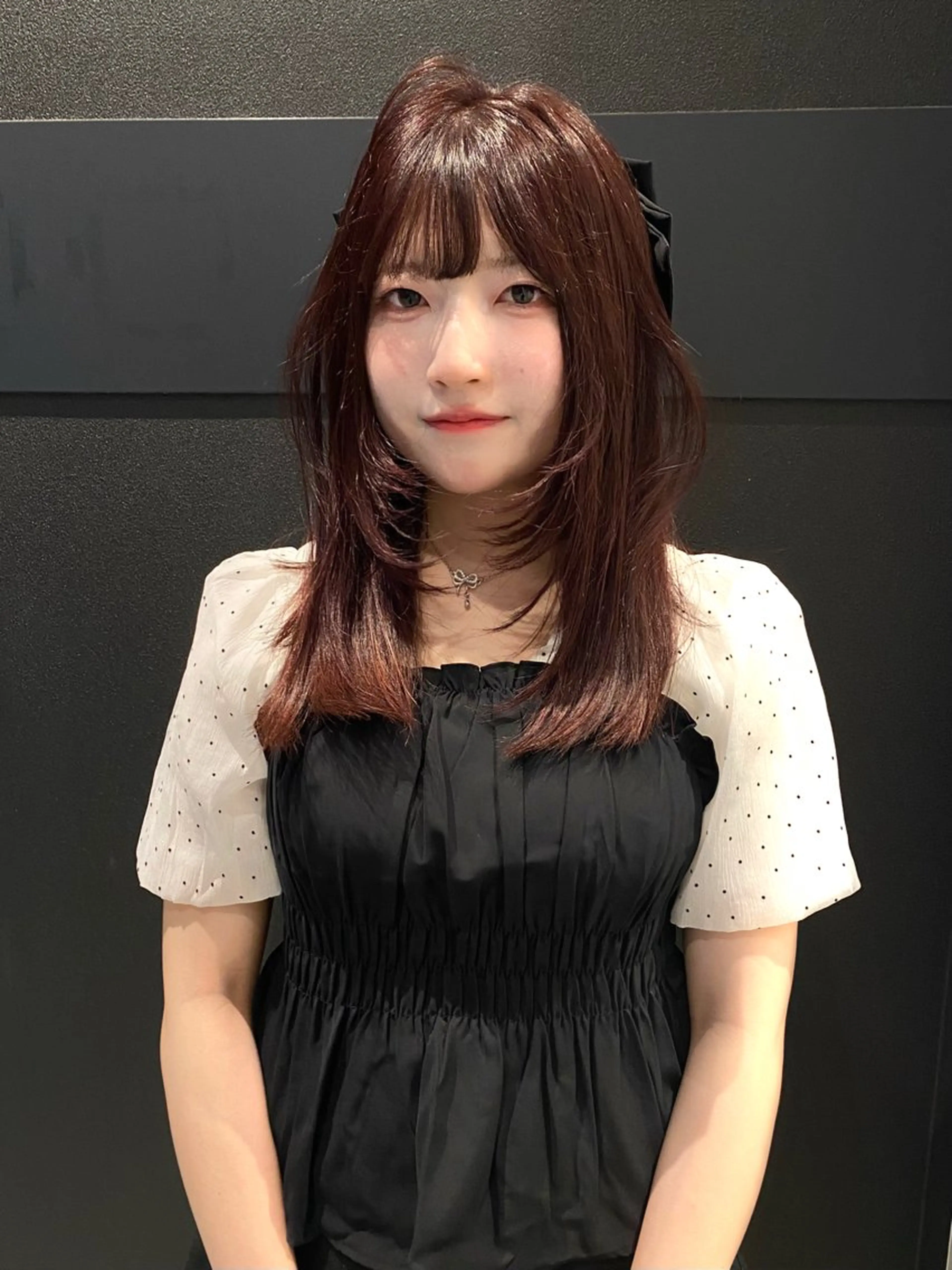 セミロング カラー カット ヘアカラー トリートメント mai / linoah˚✧のヘアスタイル