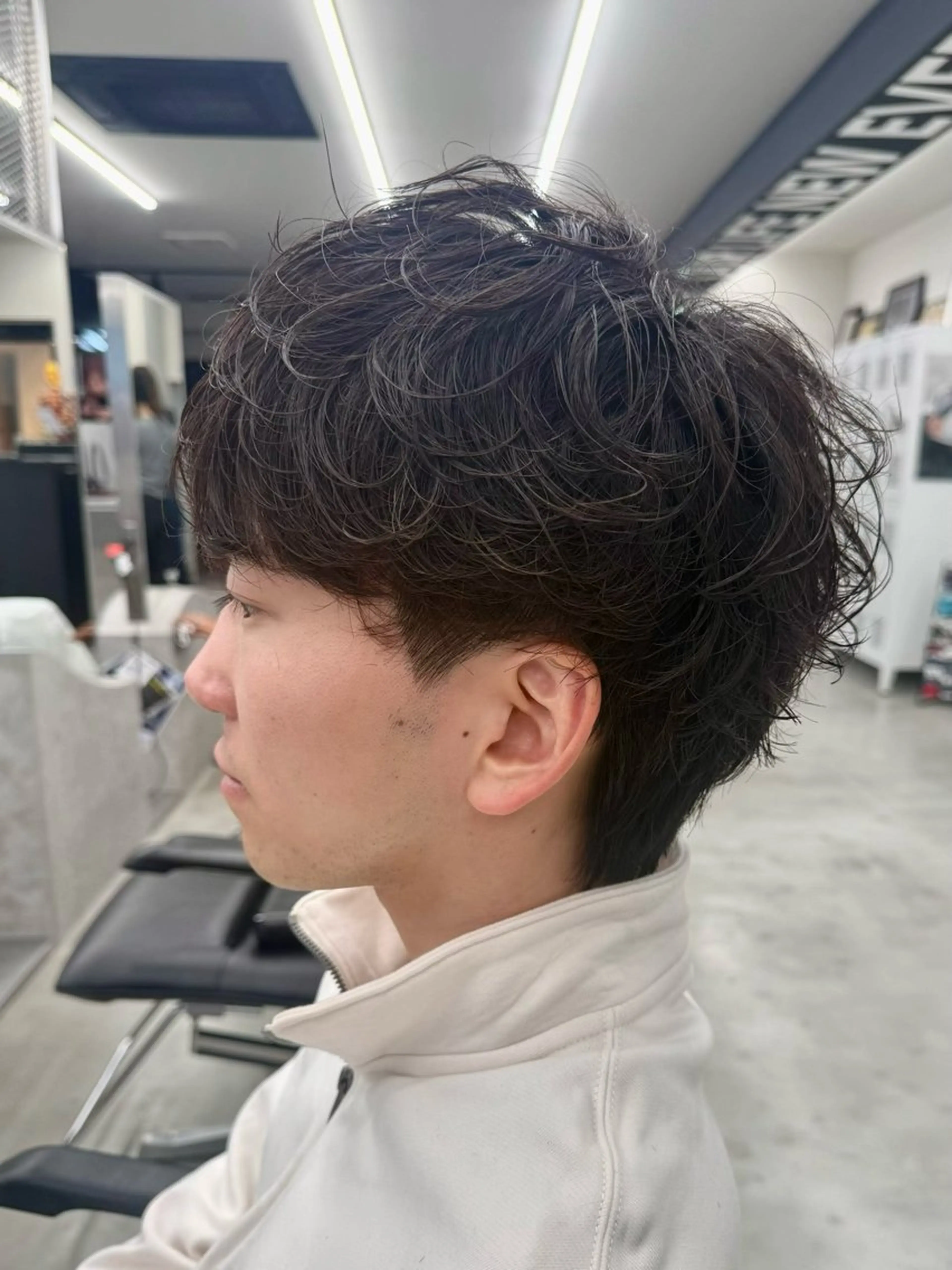 ミディアム ミディアムパーマ わたる /カットモデル募集のヘアスタイル