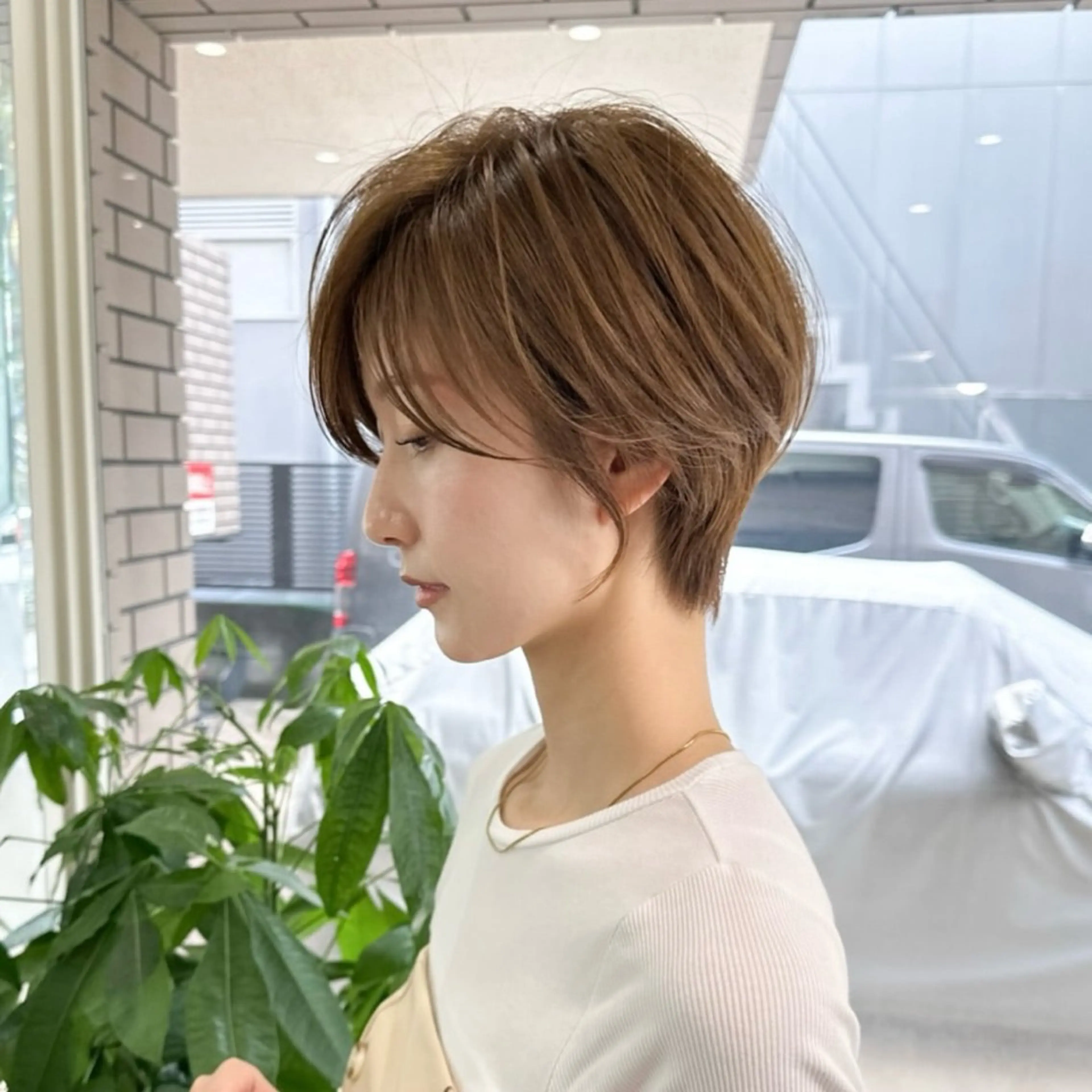 ショート 艶カラー/ヘアセット 着付け　ふうか　渋谷のヘアスタイル