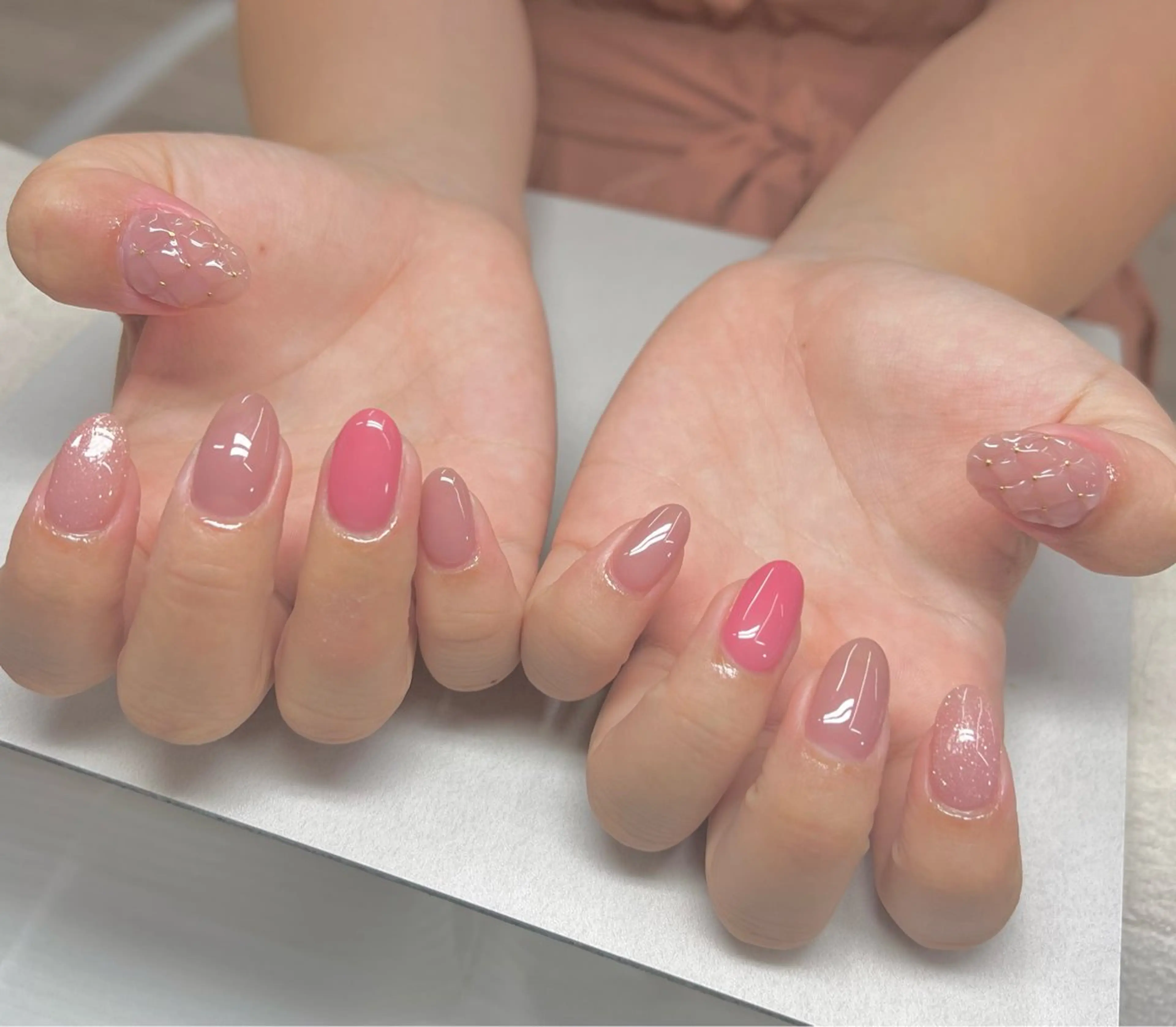 ネイル AISAフィル× ハードモチ最強のネイルデザイン