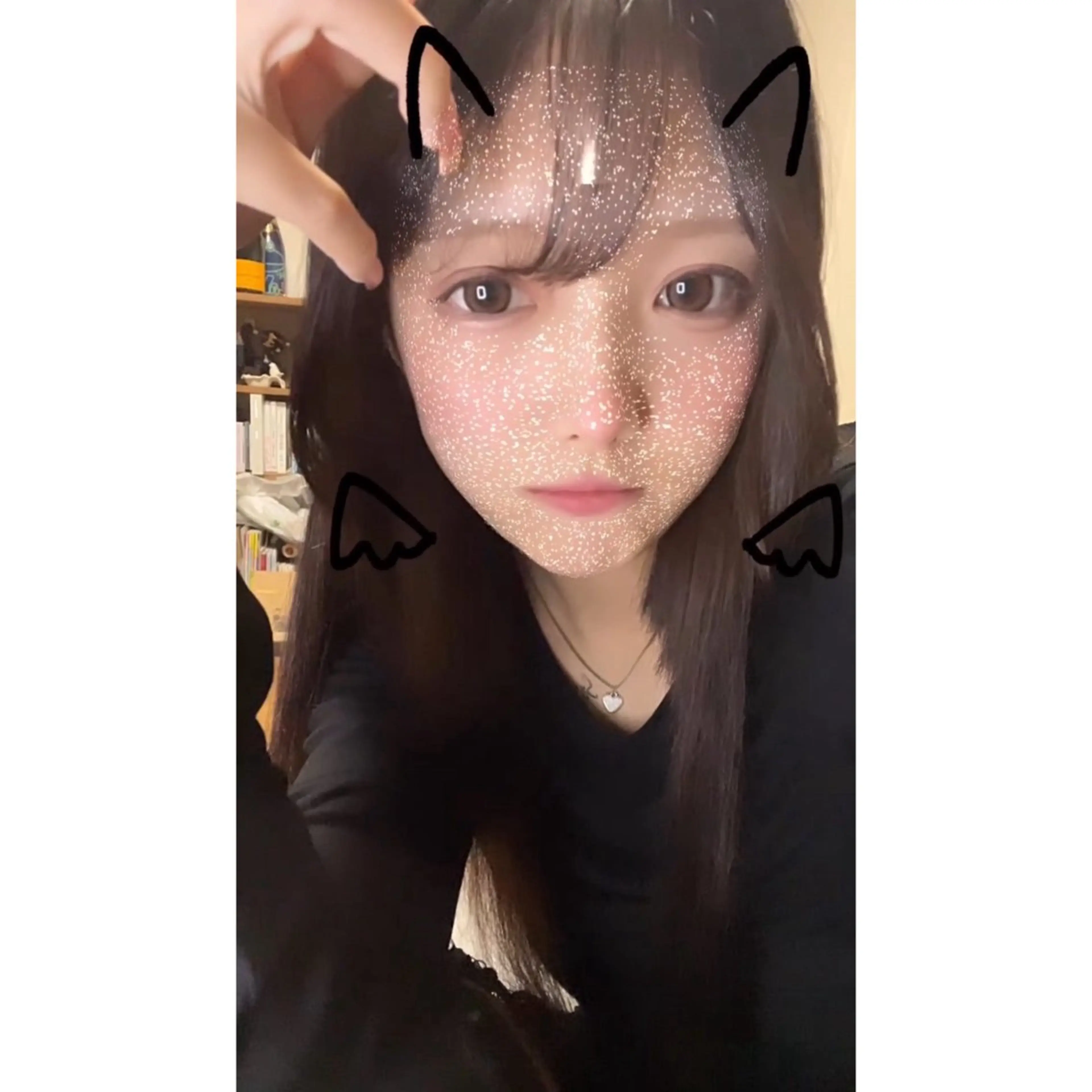 ロング カット エクステ 韓国ヘア×ハイトーン AYA💫のヘアスタイル