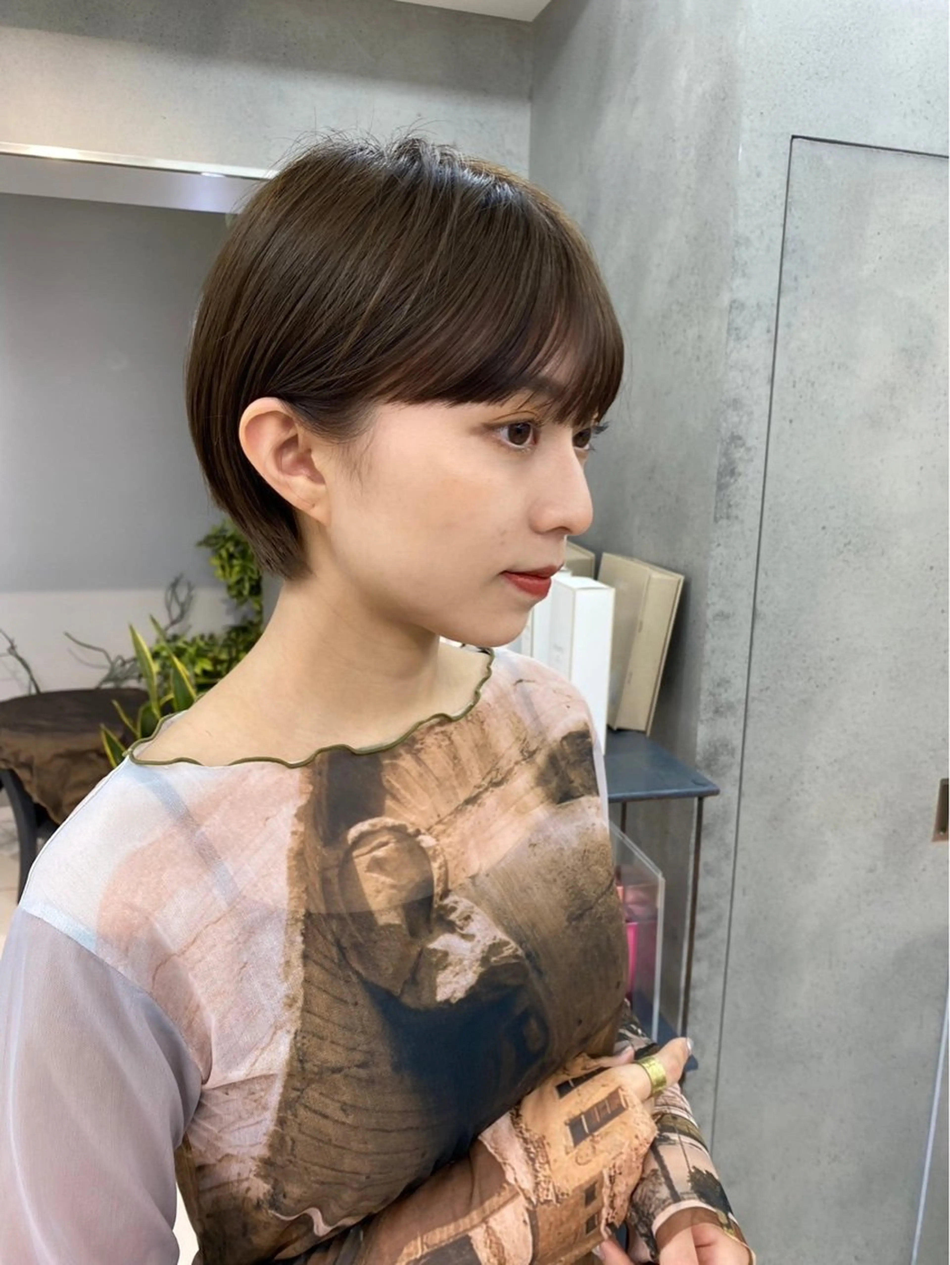 ショート くびれボブレイヤー 渋谷/kougaのヘアスタイル