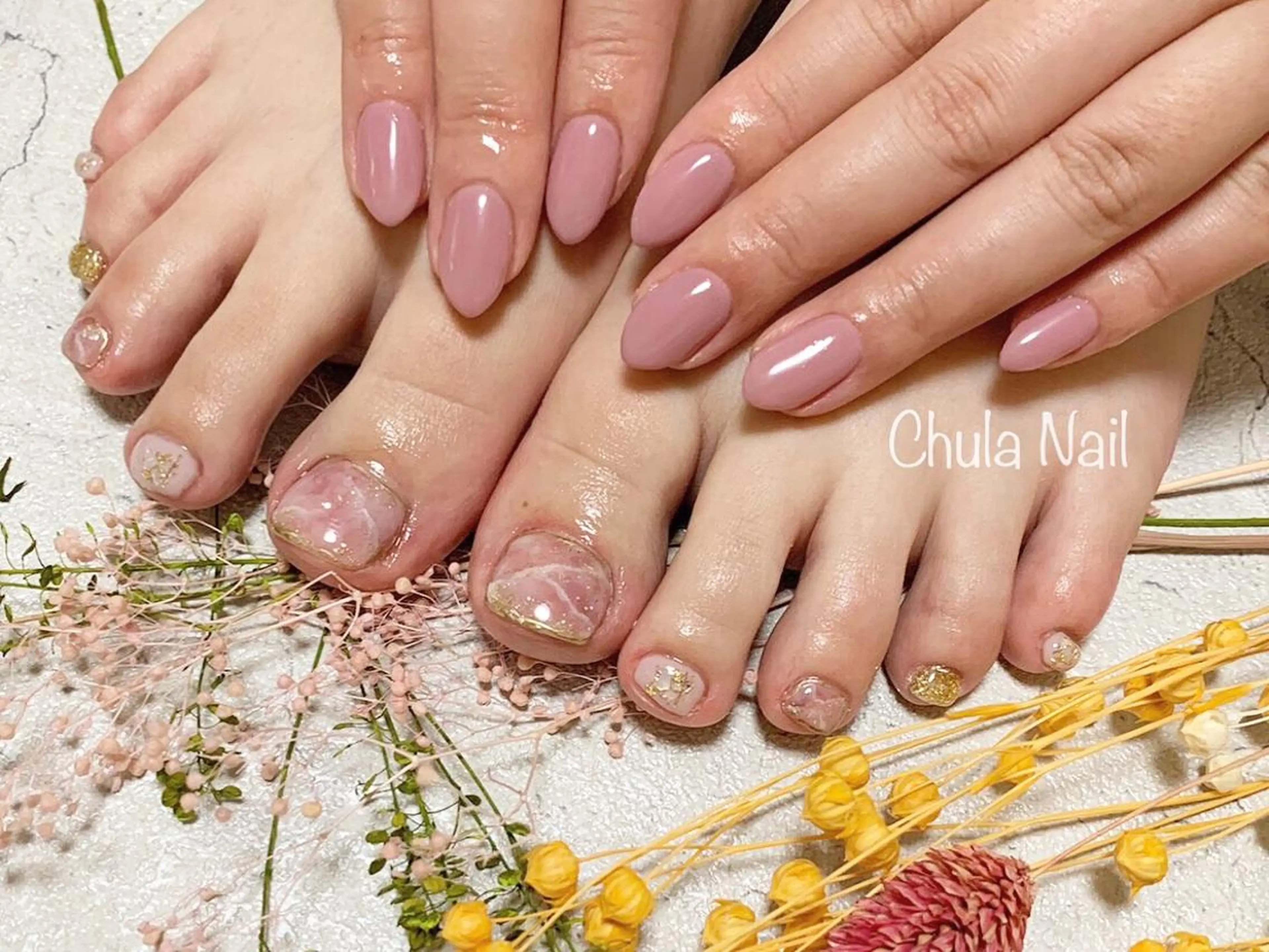 ネイル 大理石ネイル(マーブル) ëmma nail_ by chulaのネイルデザイン