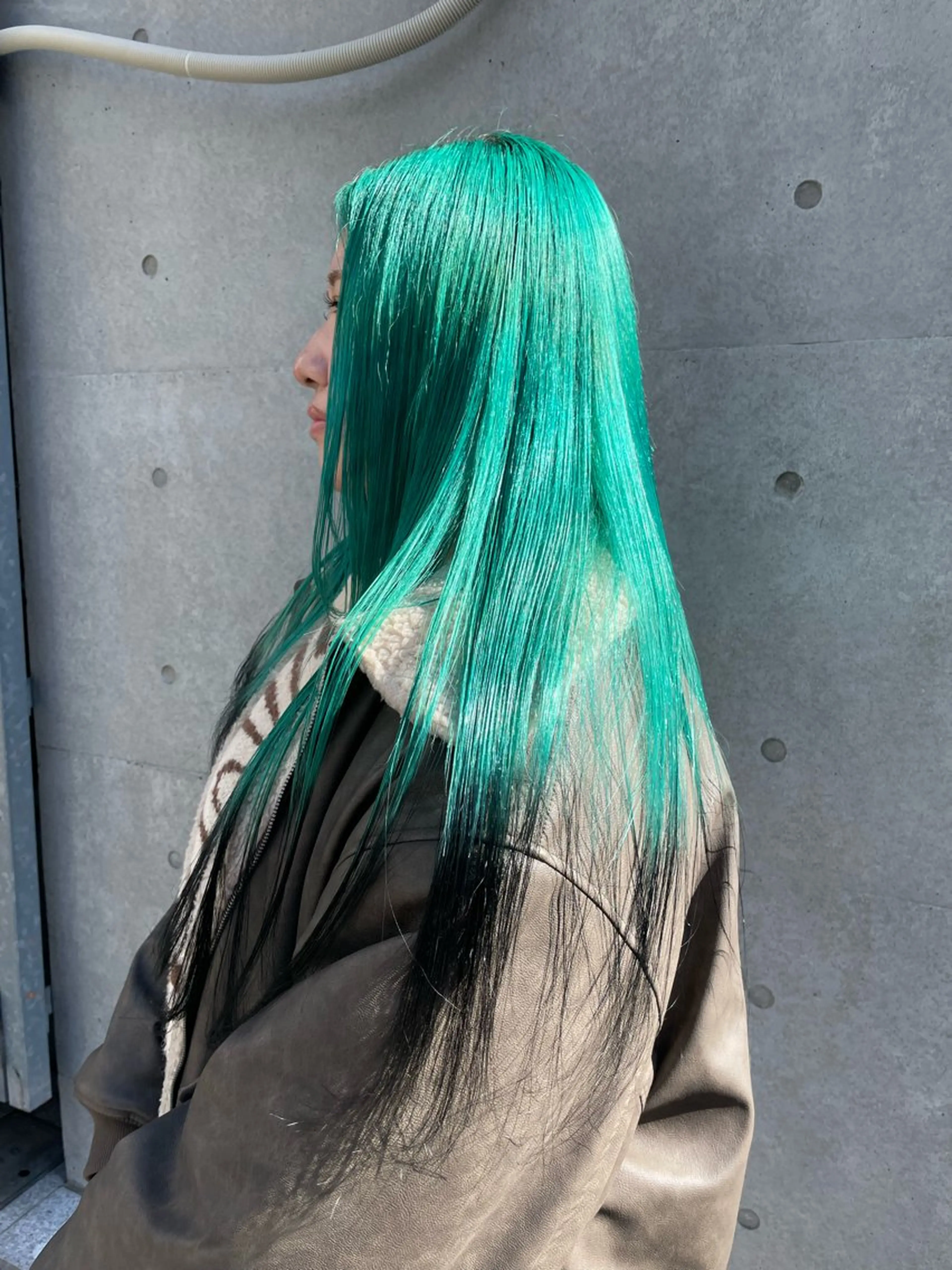 ロング カラー ヘアカラー ブリーチ✧︎デザイン ゆうのヘアスタイル