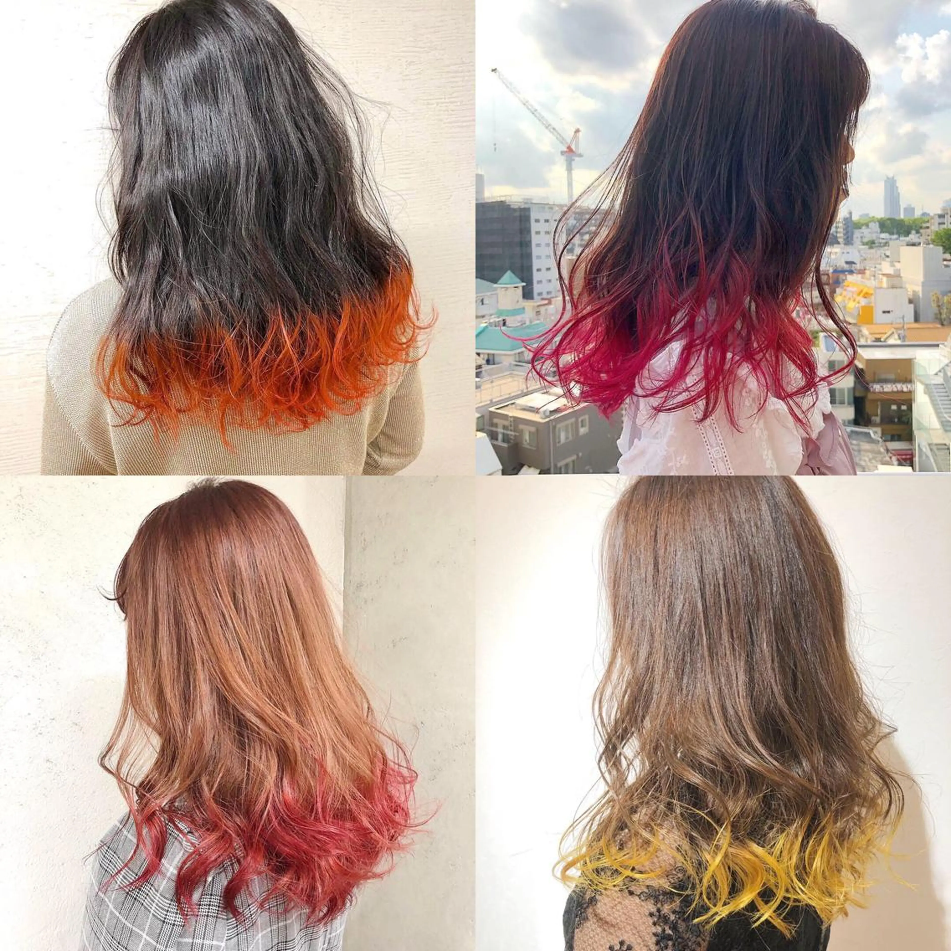 セミロング カラー ヘアアレンジ 【池袋/スパイキー ショート】ⓝⓘⓜⓤのヘアスタイル