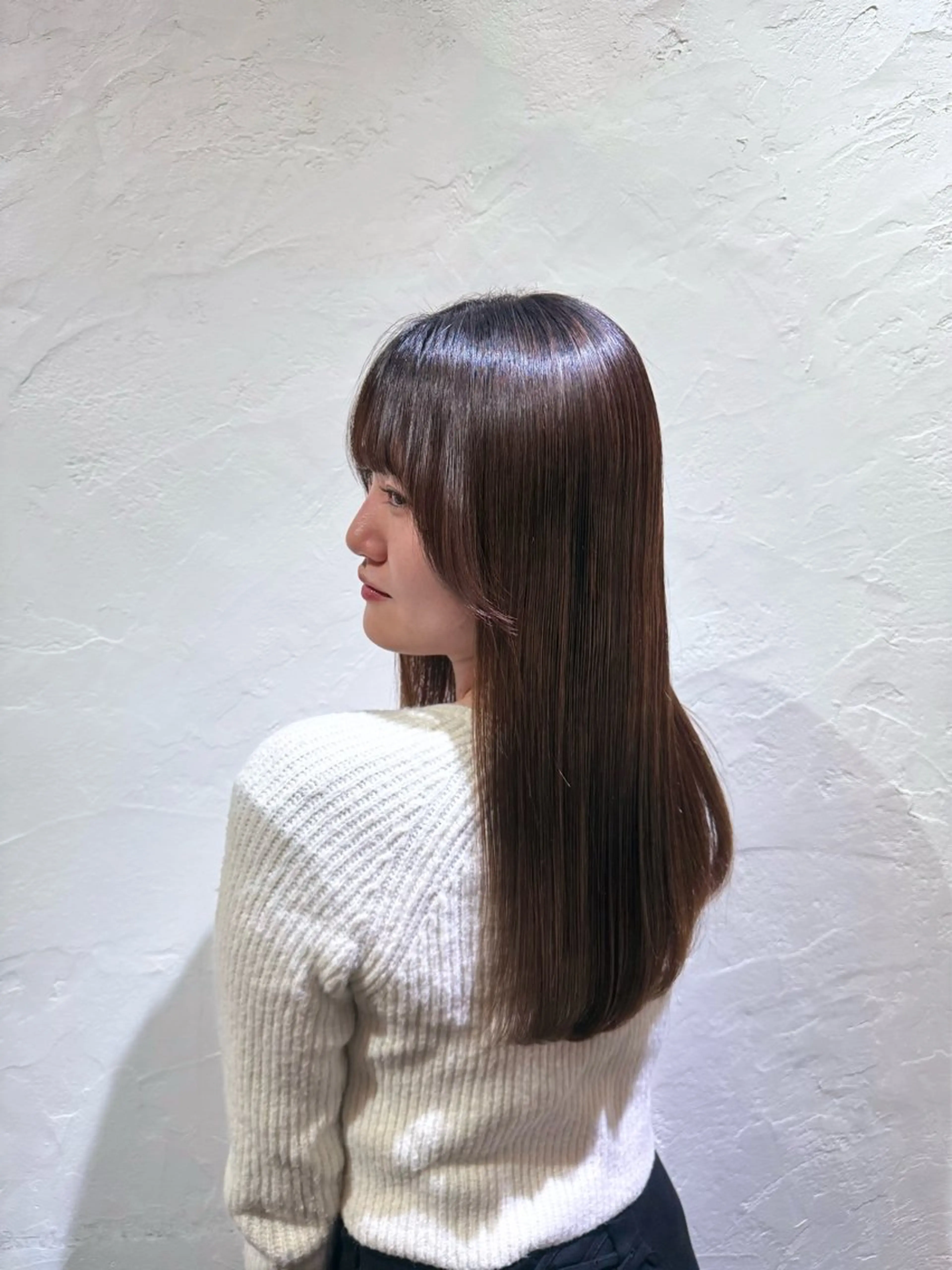 ロング 縮毛矯正 カット 縮毛矯正 天神/髪質改善カラー miroa/miyuのヘアスタイル