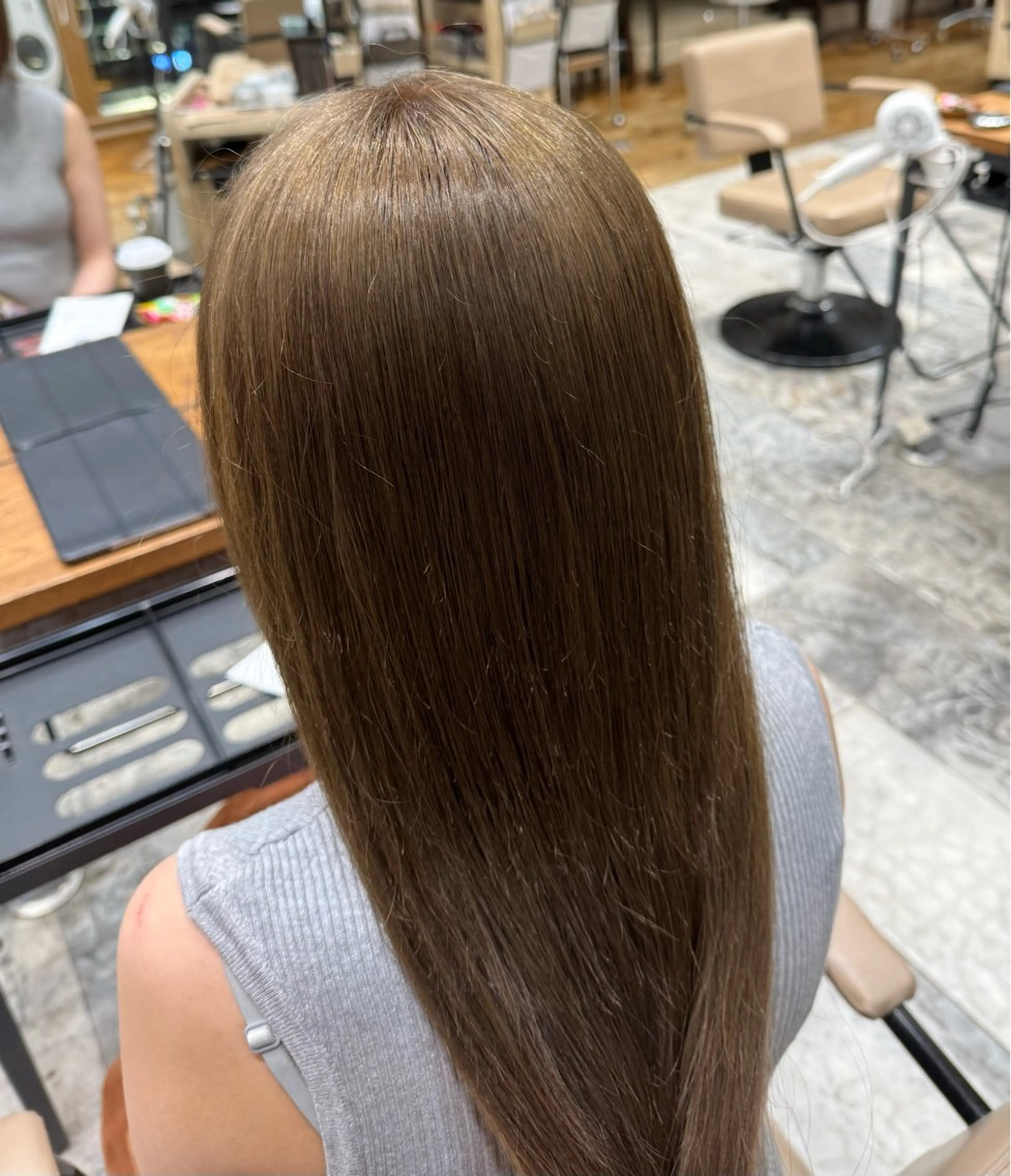 セミロング ヘアカラー トリートメント ヘッドスパ 新宿/透明感カラー /髙橋寛太のヘアスタイル