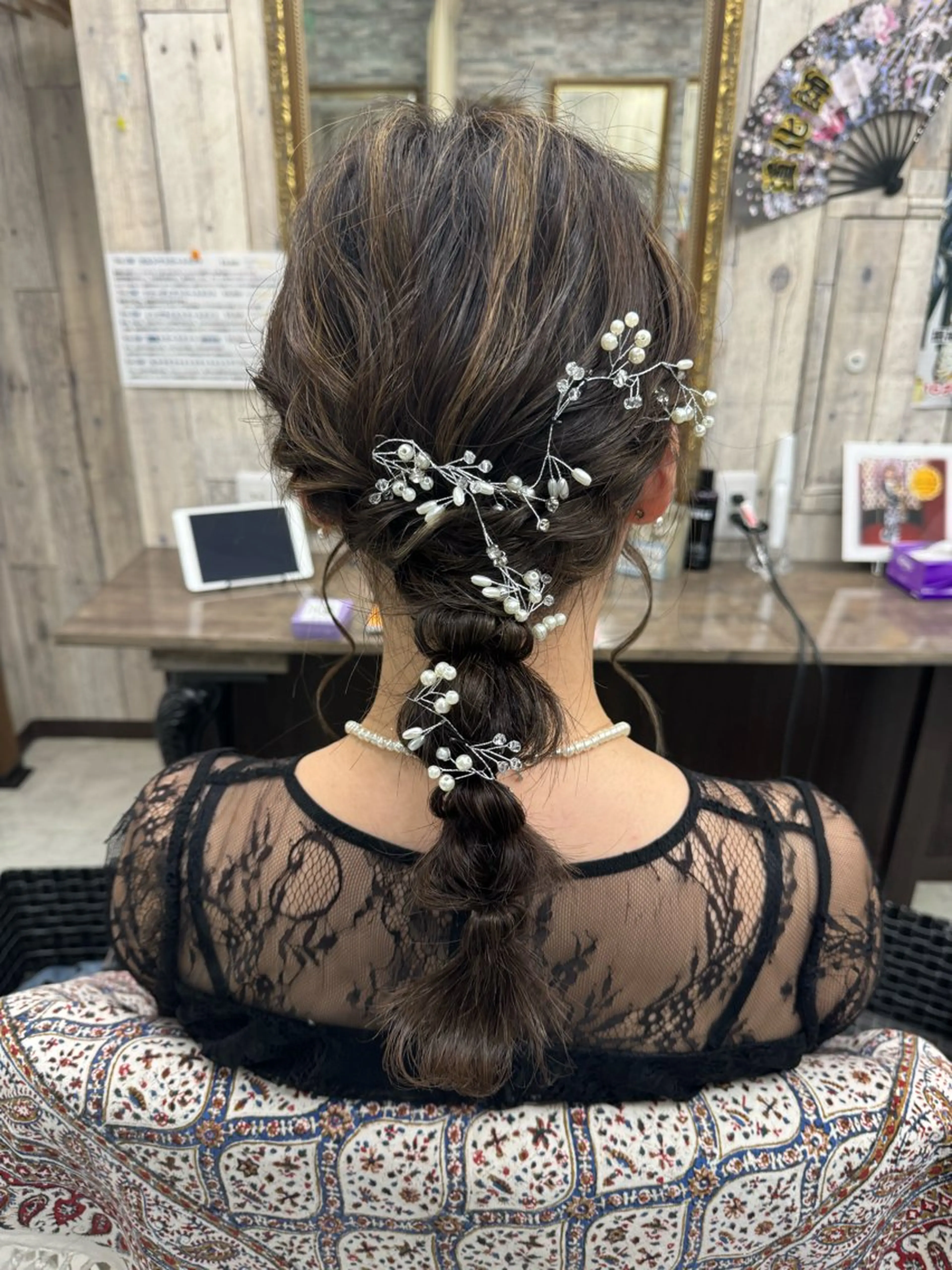 セミロング ヘアセット Arphy/ /のヘアスタイル