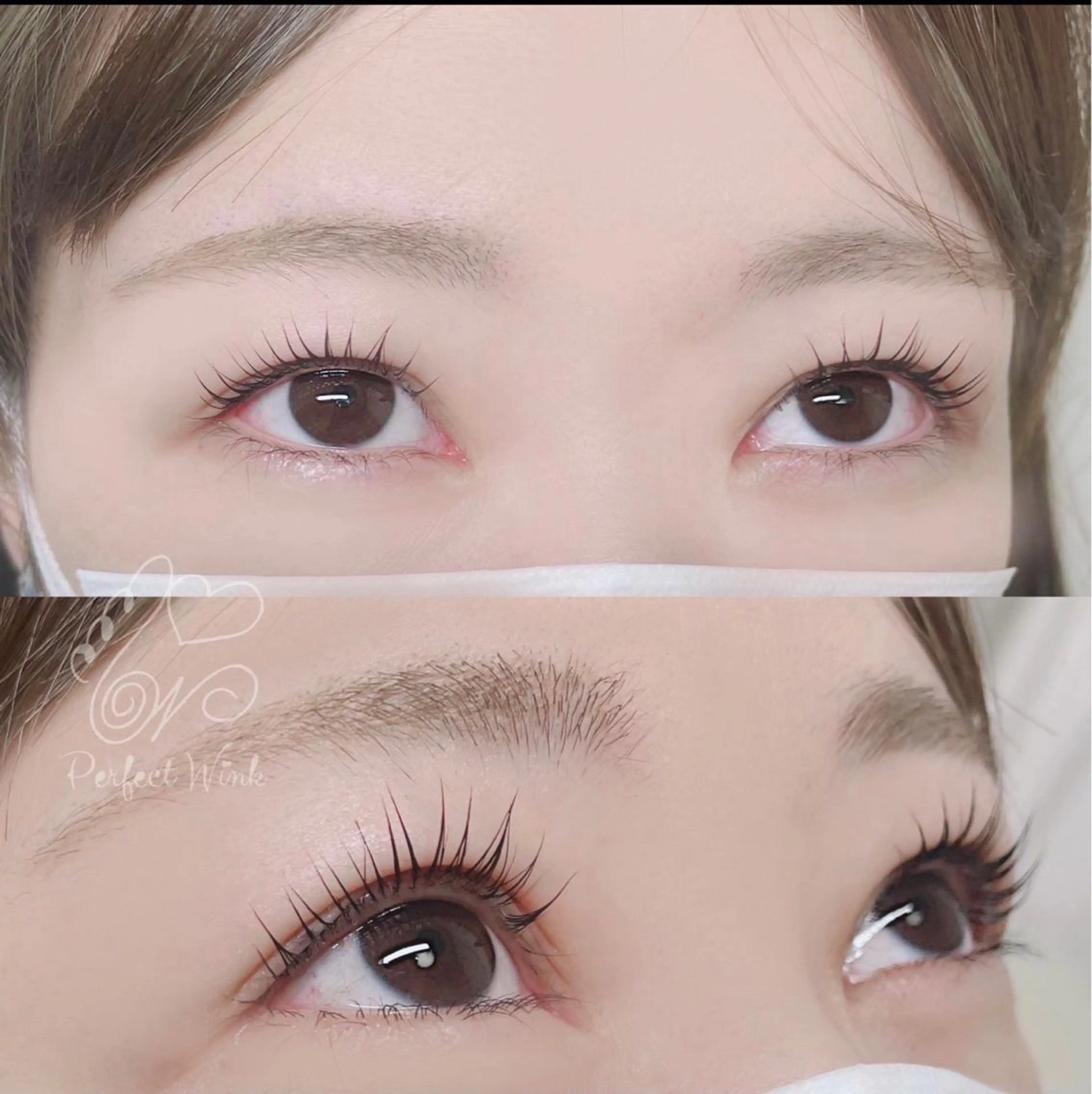❣️眉毛ブリーチ&マツエク120本orパリジェンヌラッシュリフト❣️マツエクは初回オフ込み⭐️の写真