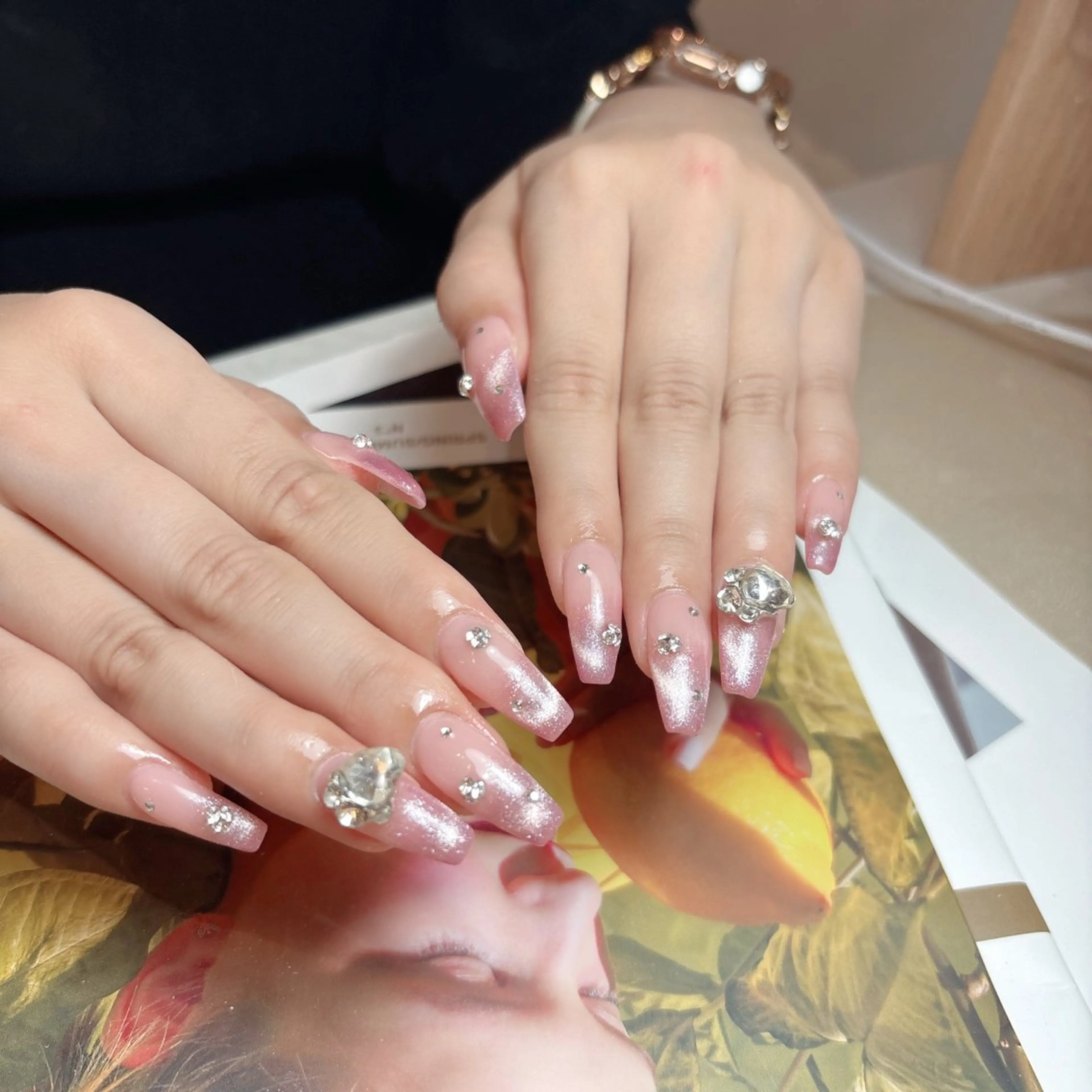 ネイル フットネイル フレンチネイル ジェルネイル ガーリー グラデーション ハンドネイル D.d Nail Moeのネイルデザイン