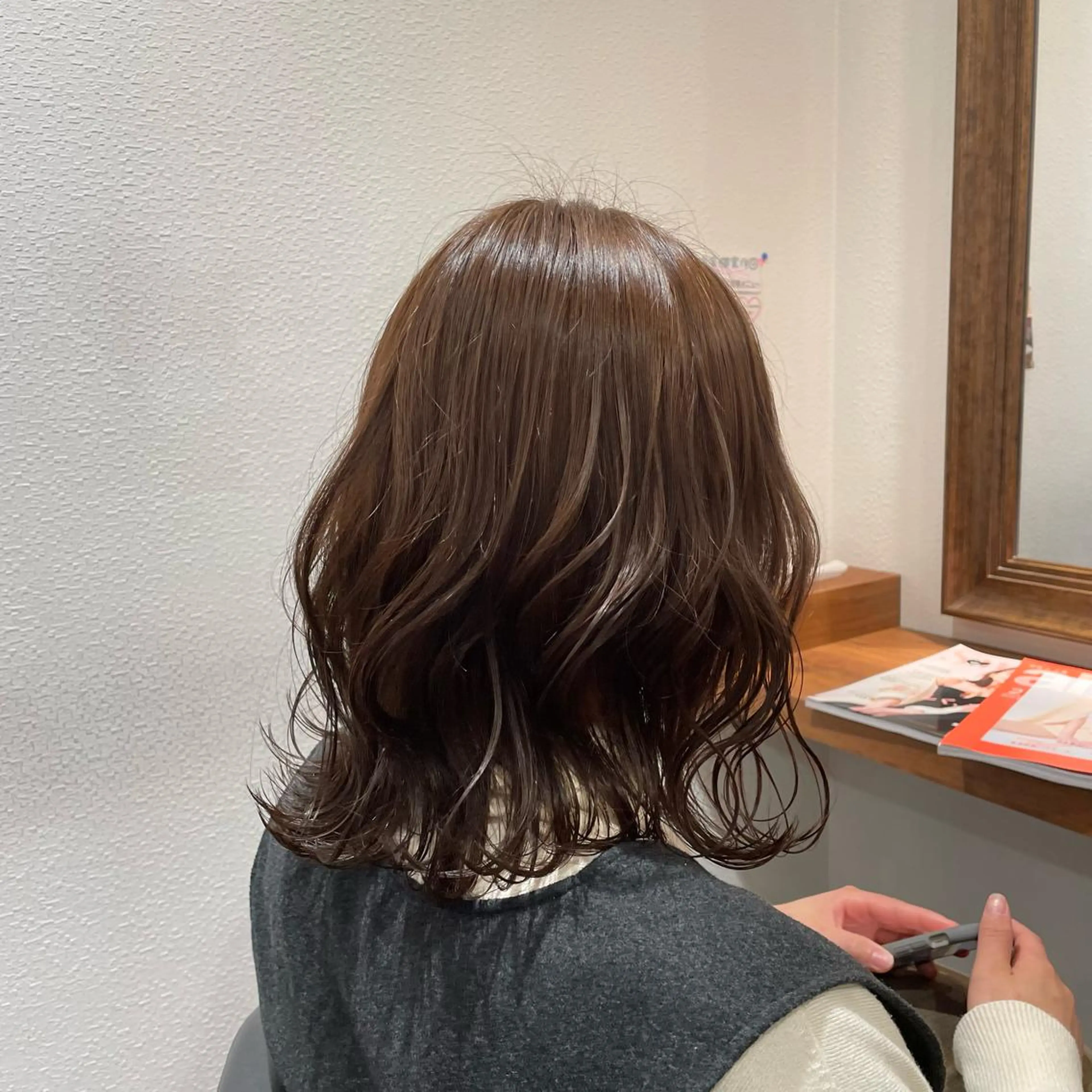ミディアム ヘアカラー Wataru 髪質改善カラー💎のヘアスタイル