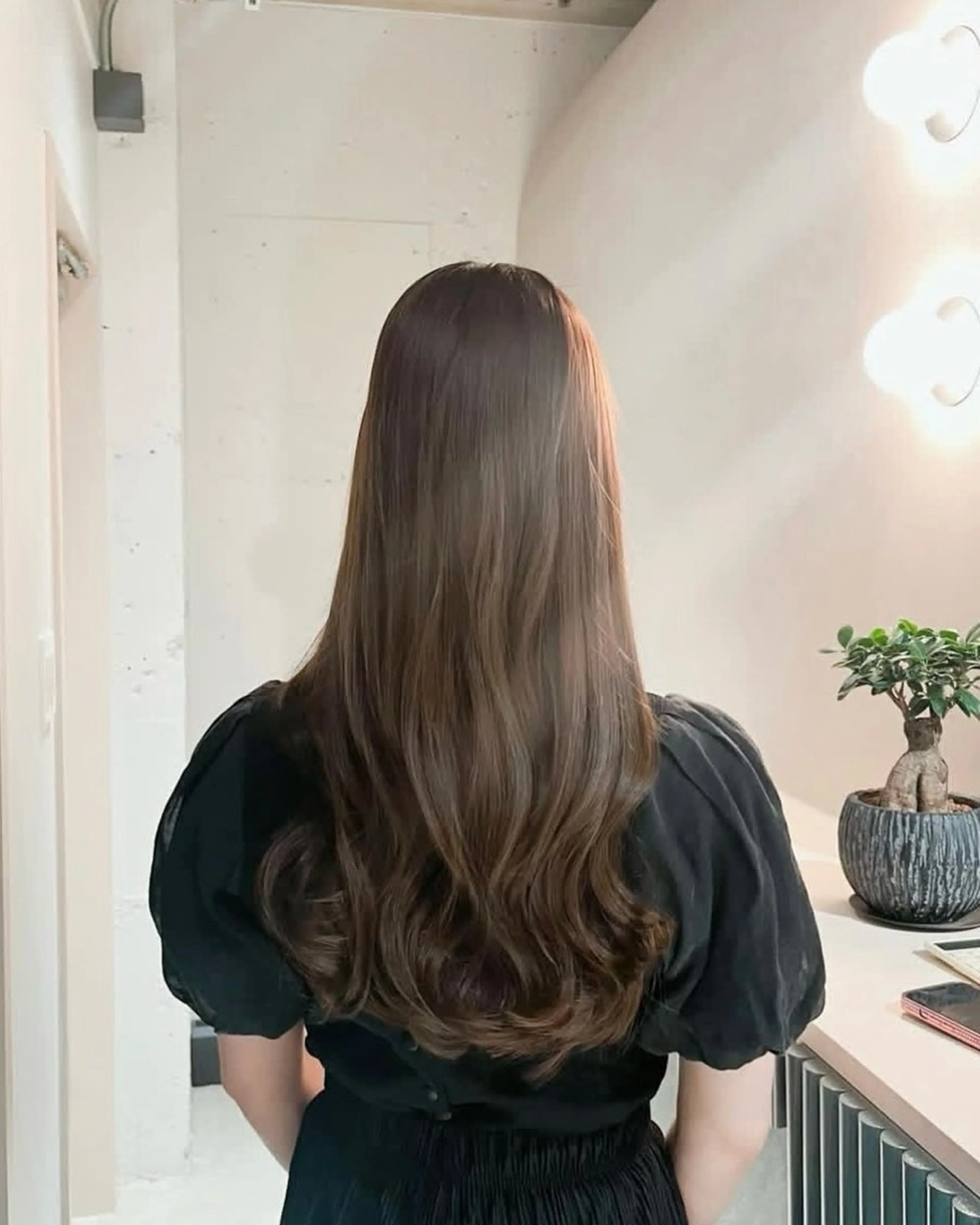 ロング 山田 優香のヘアスタイル
