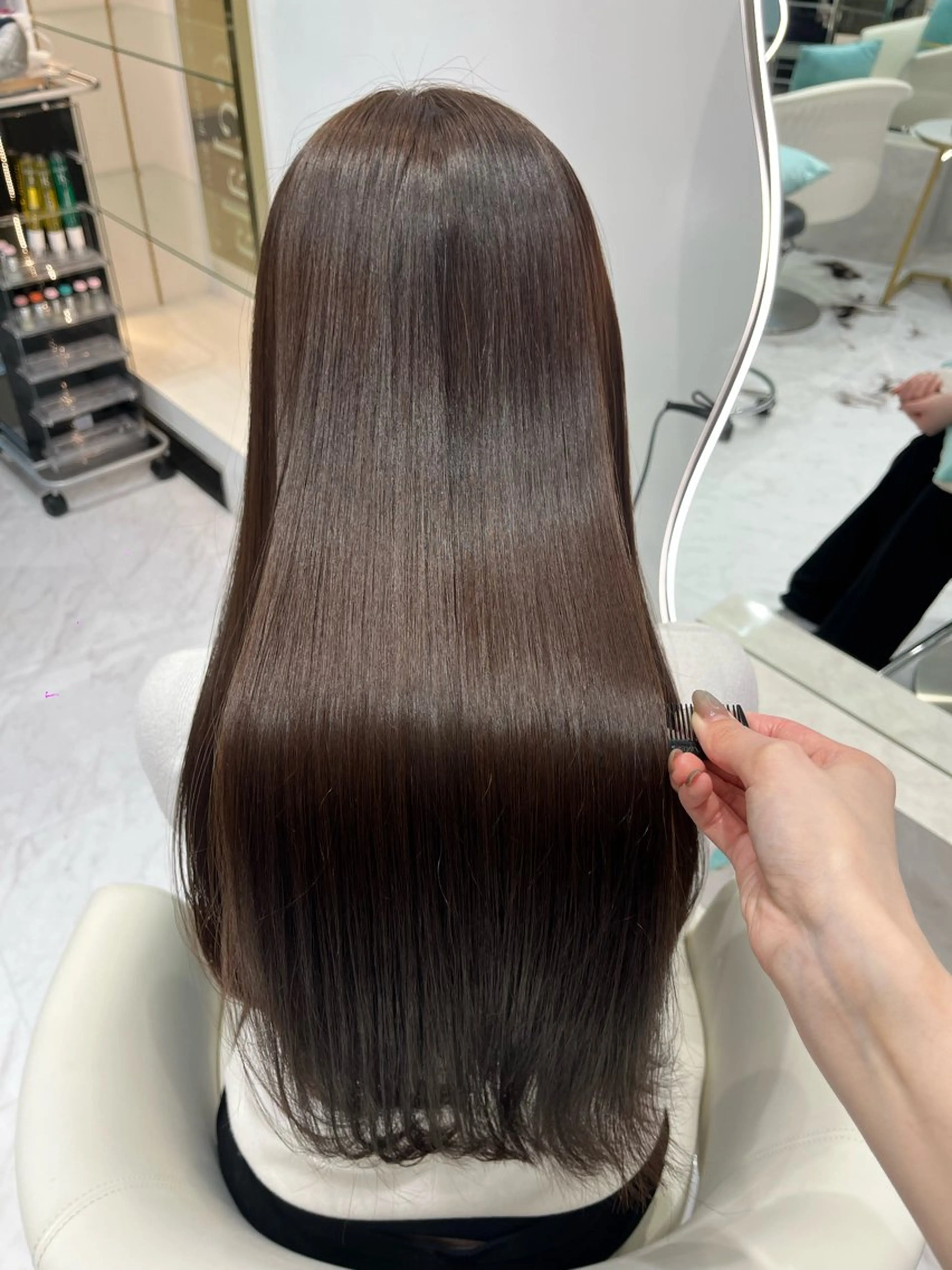 カラー➕髪質改善トリートメント🩷の写真