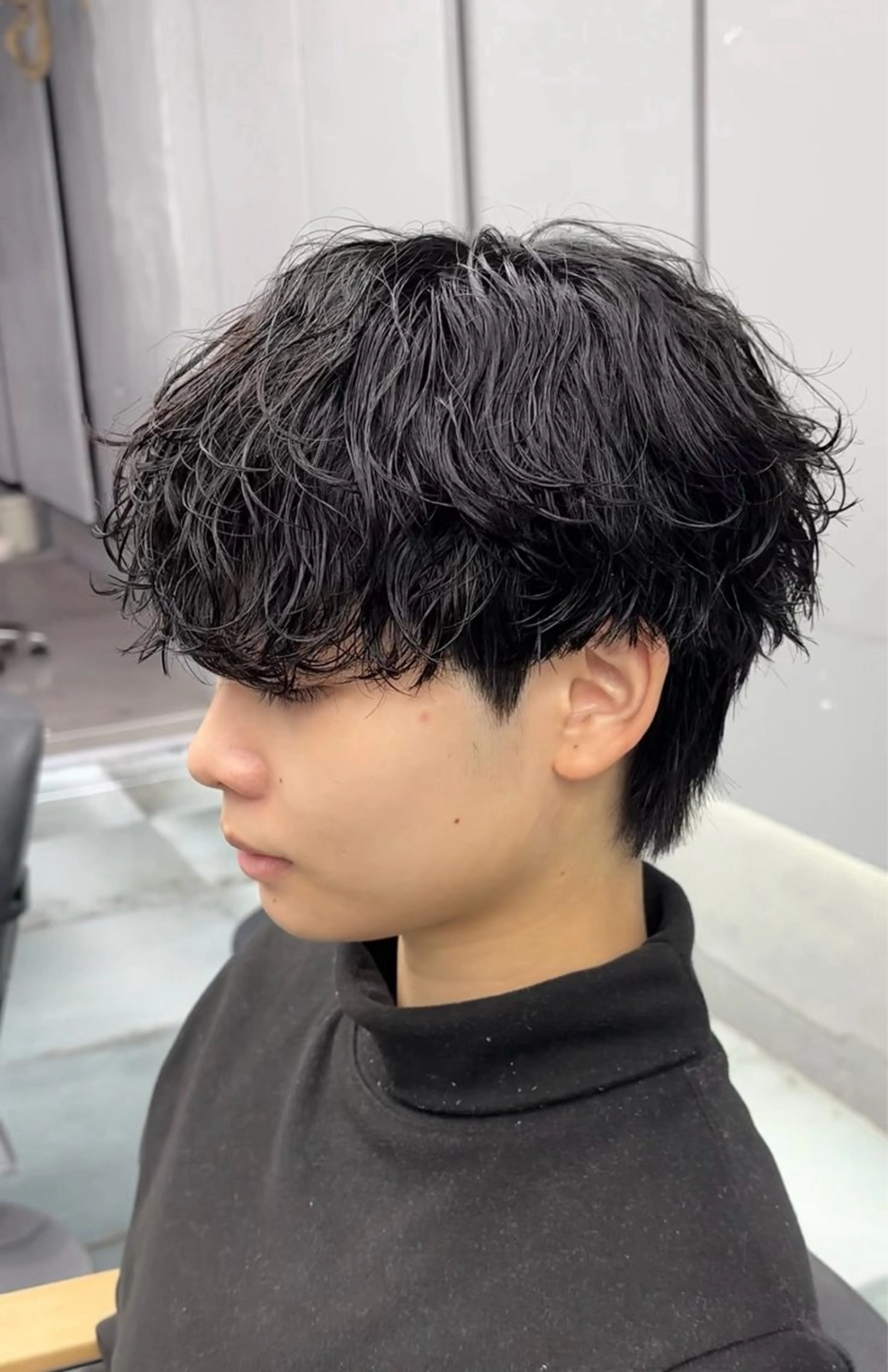 パーマ メンズ メンズパーマ カット パーマ メンズパーマ/韓国 ヘア/Mino🤍のヘアスタイル