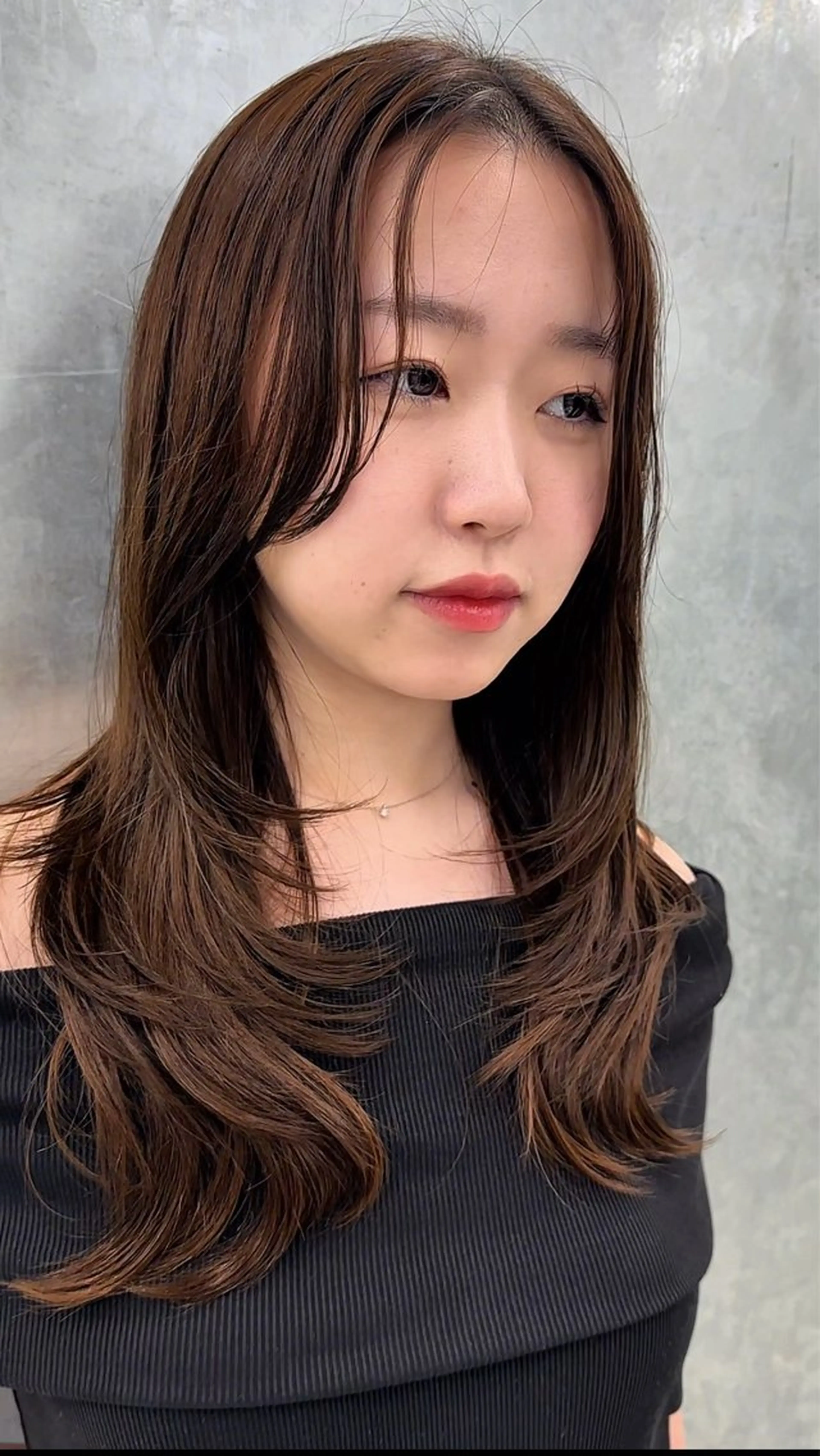 ロング カラー レイヤーカット🪽 𝐼𝐾𝑈𝑀𝐼のヘアスタイル