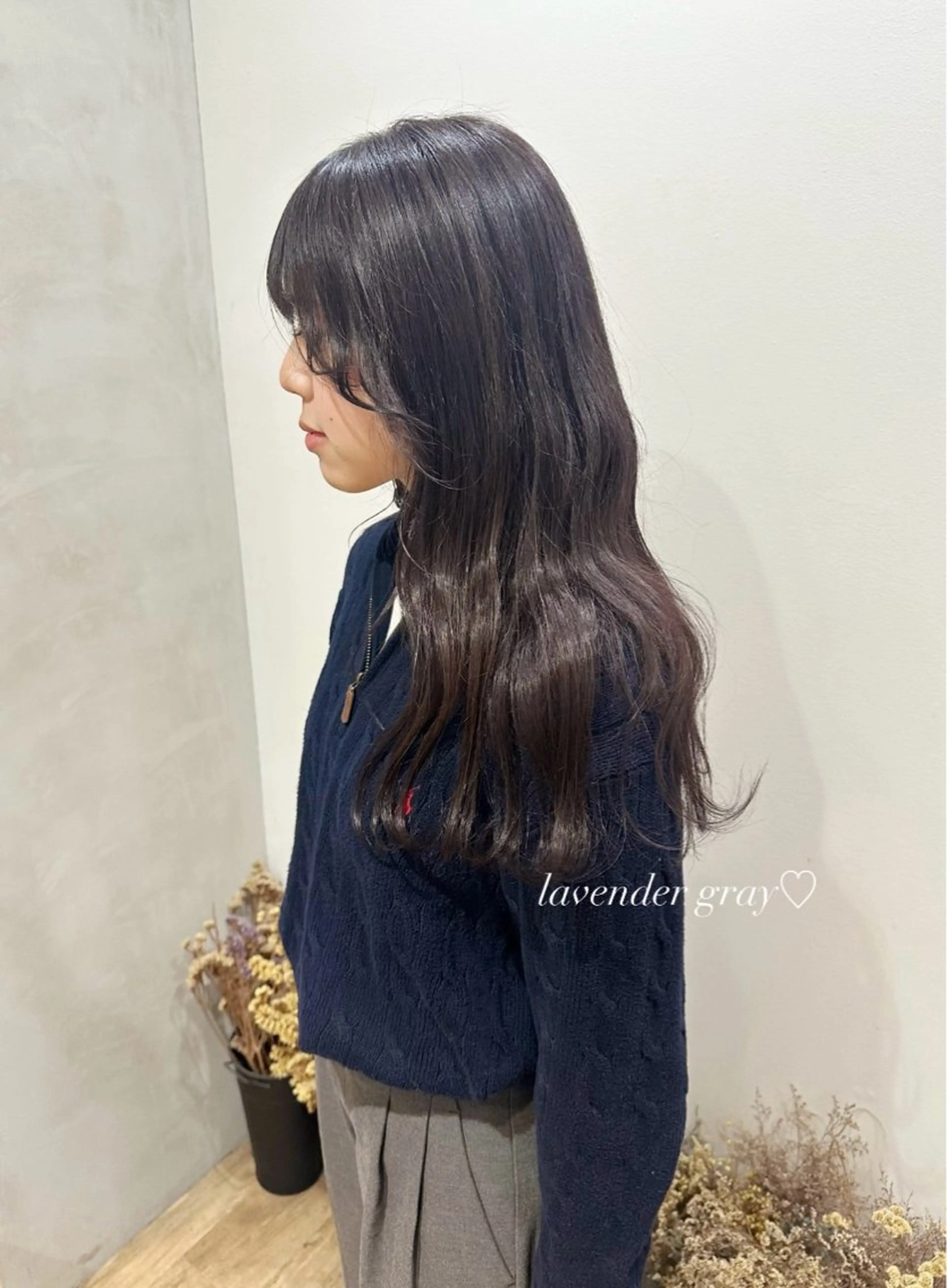 ロング カラー ヘアアレンジ カット ヘアカラー トリートメント Himawari♡ 柔らかいカラーのヘアスタイル