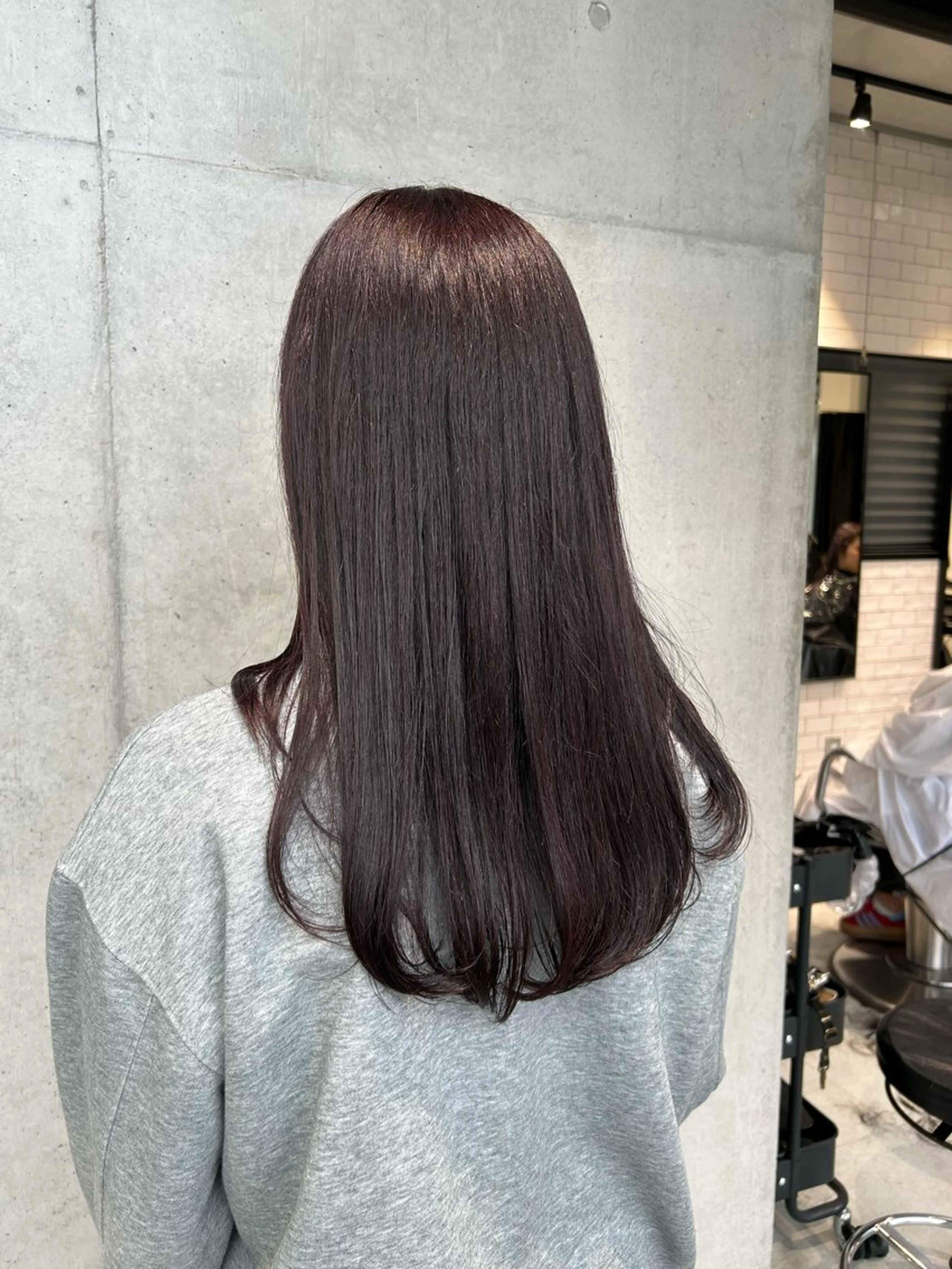 ロング カラー ヘアアレンジ カット ヘアカラー トリートメント ボブ艶モテカラー🫧 カリンのヘアスタイル