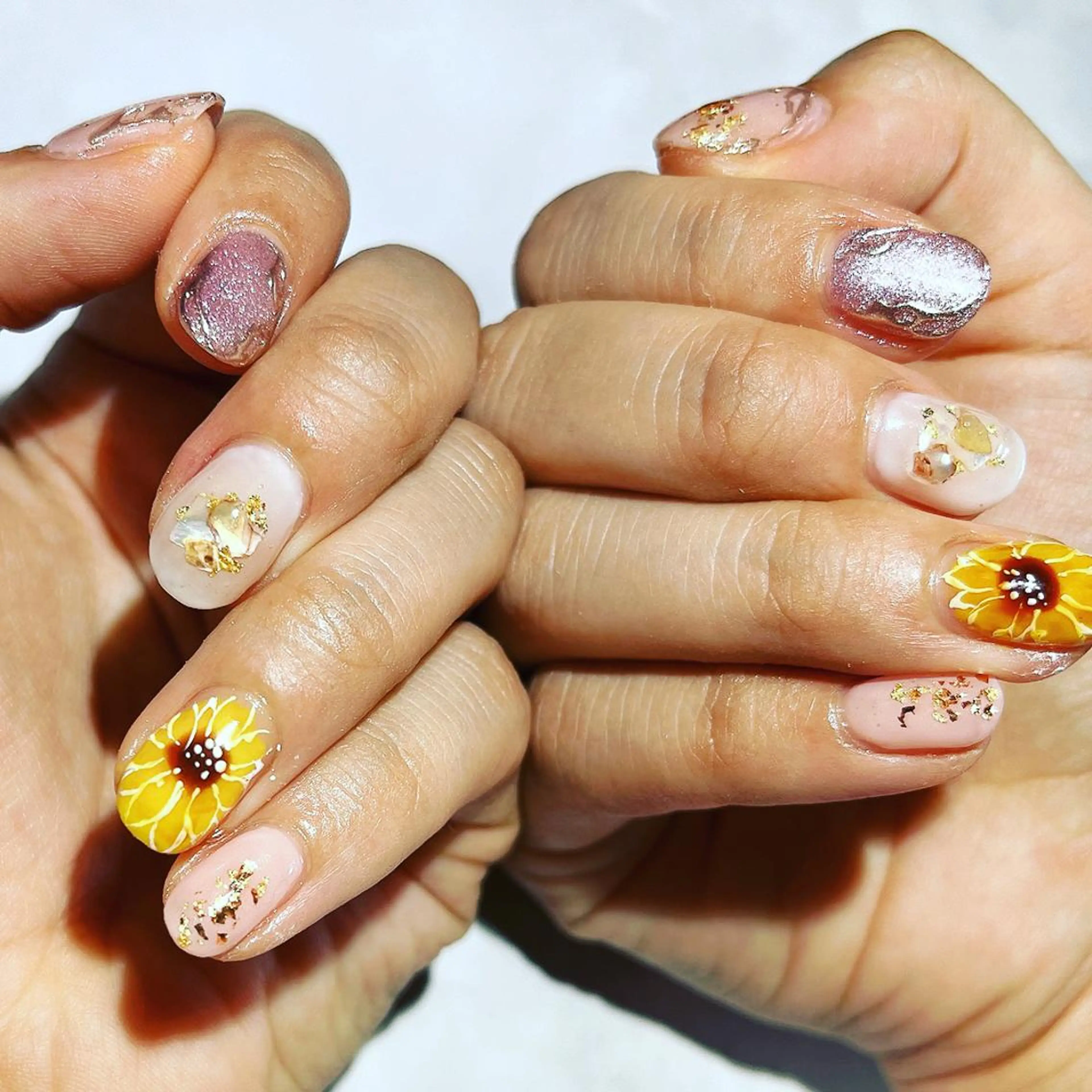 ネイル ジェルネイル マグネットネイル パラジェル 上村 未来のネイルデザイン