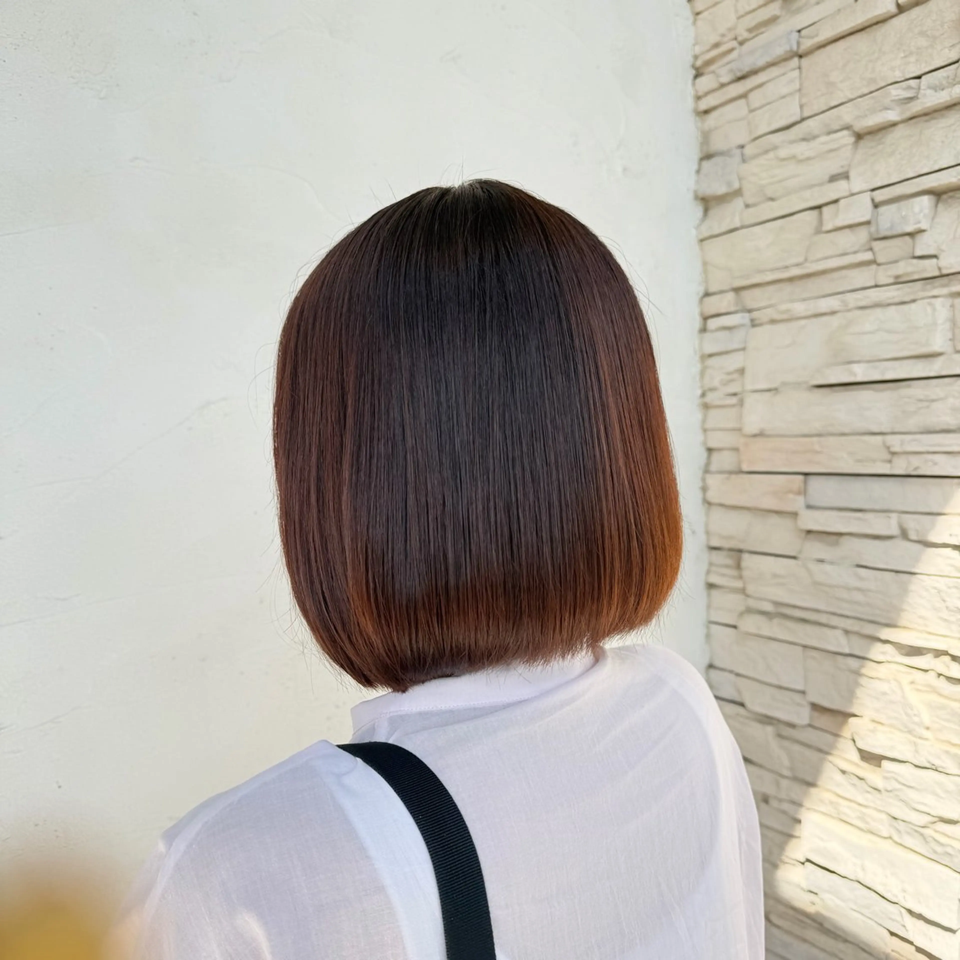 ミディアム ヘアカラー 宮澤 弥湖のヘアスタイル