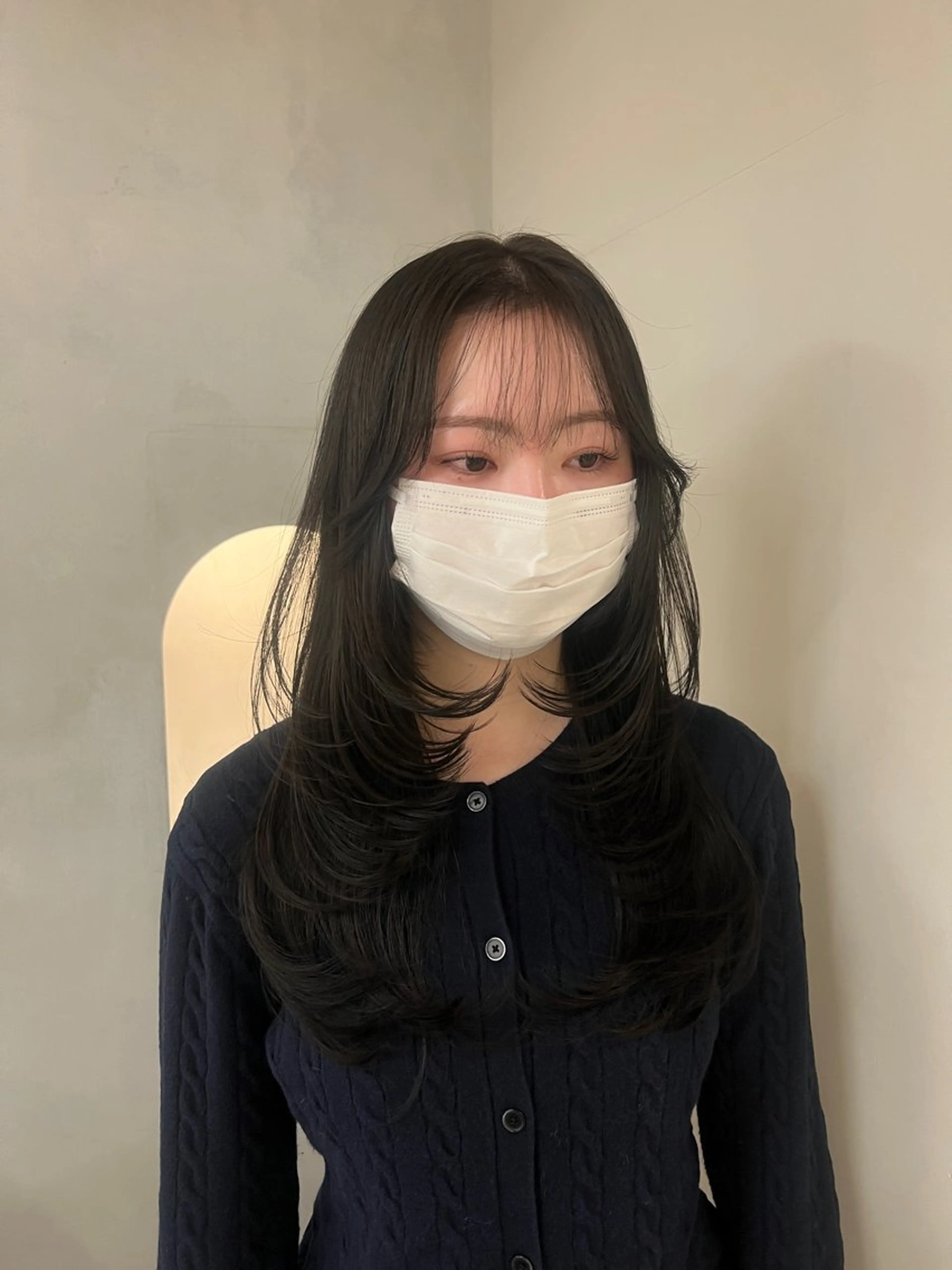 ロング 💖韓国風💖 レイヤー/LISAのヘアスタイル