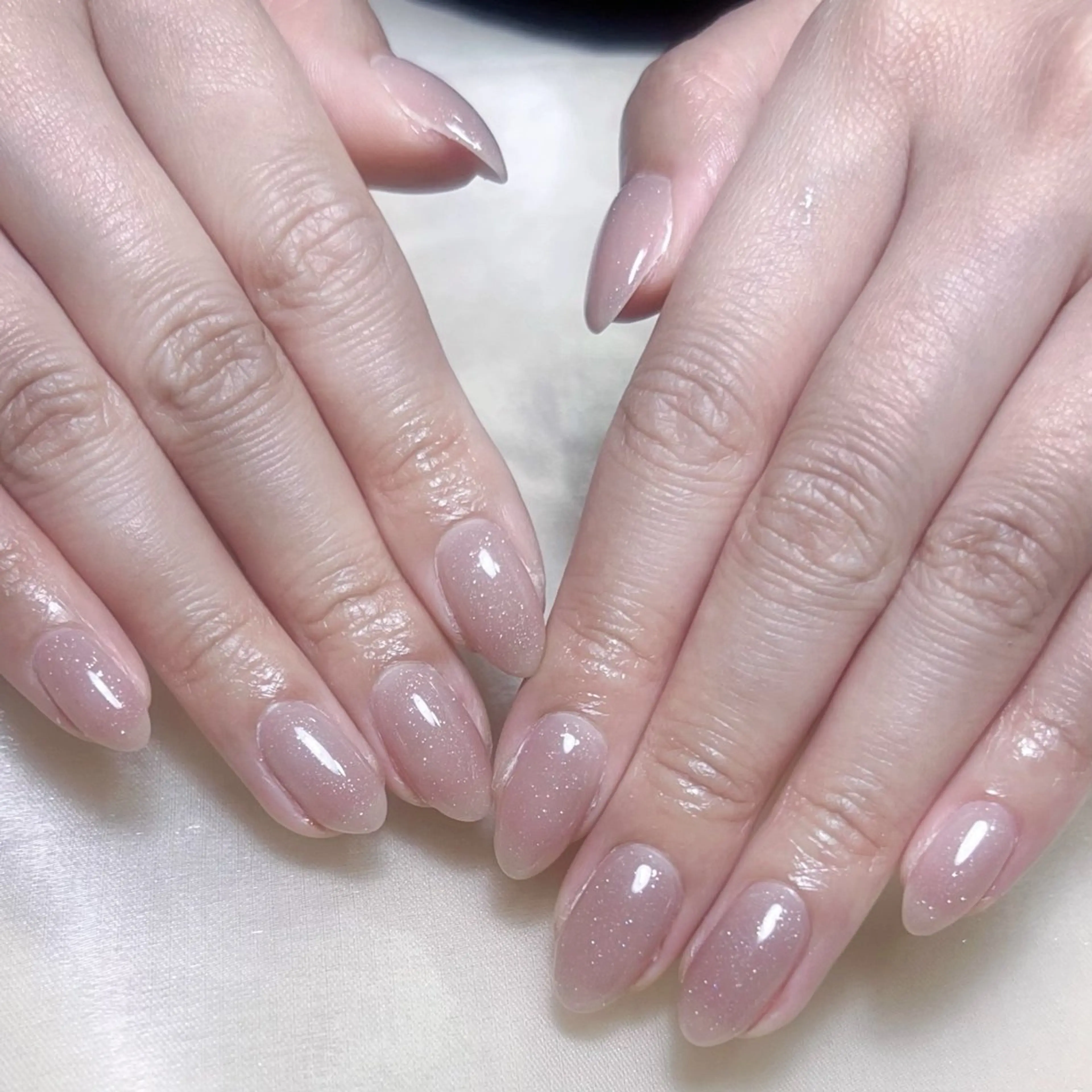 メンズ ネイル メンズ韓国風 アートネイル オーロラネイル ガーリー キラキラネイル ハンドネイル Nail salon 木にいるのネイルデザイン